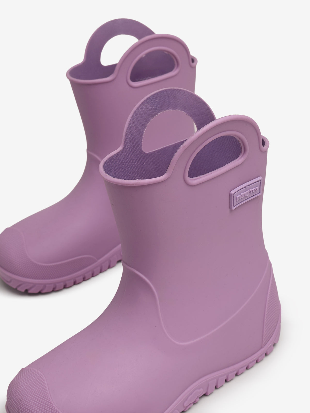 botines Niña Botas de agua lila 06