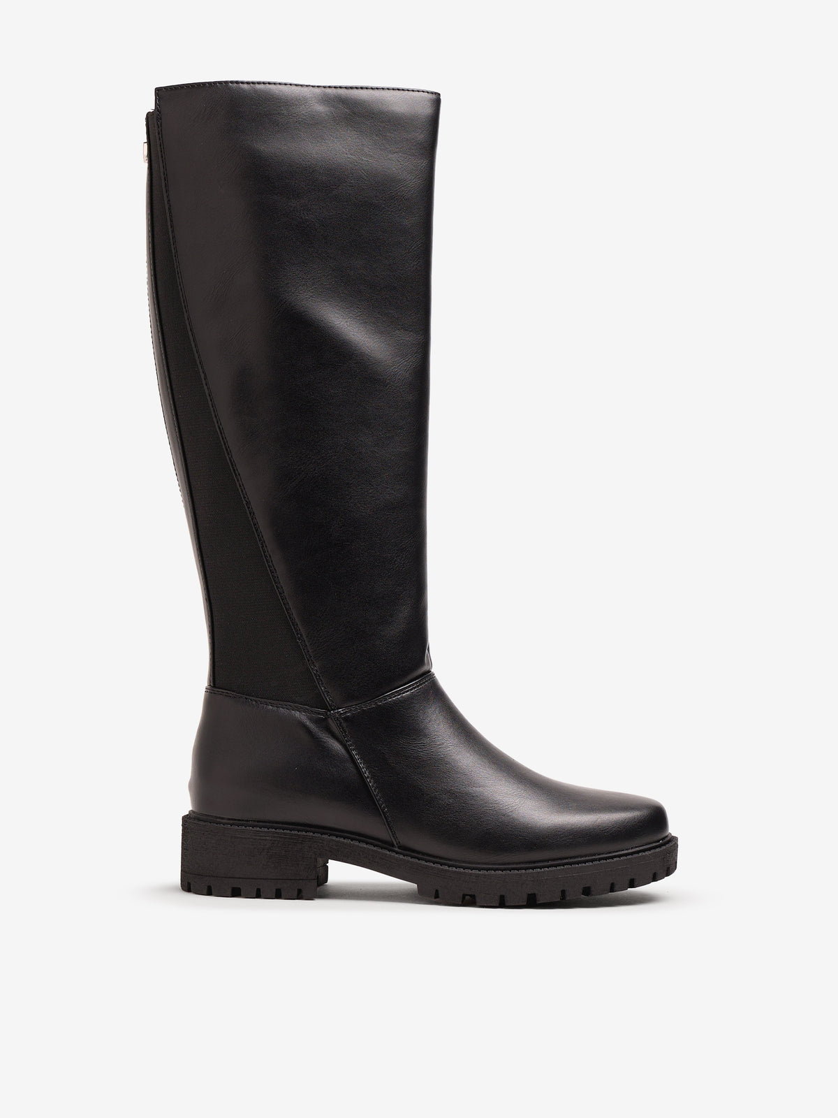 botas planas Mujer Bota alta negro 01