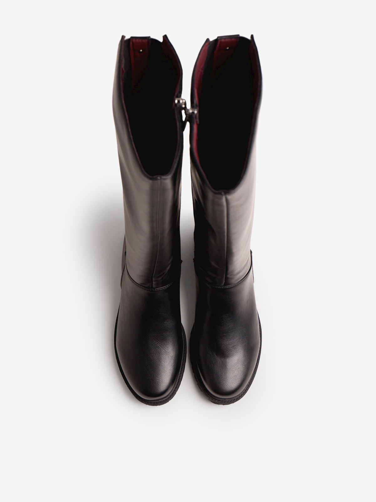 botas planas Mujer Bota alta negro 02