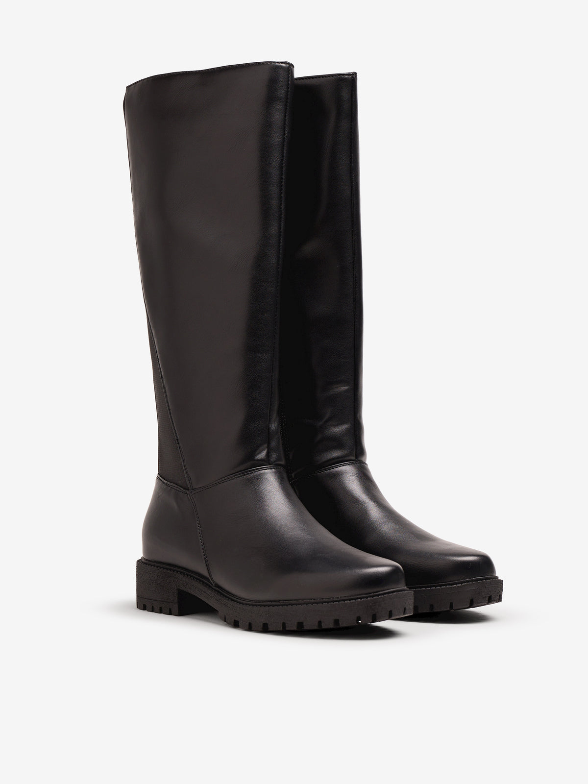 botas planas Mujer Bota alta negro 05