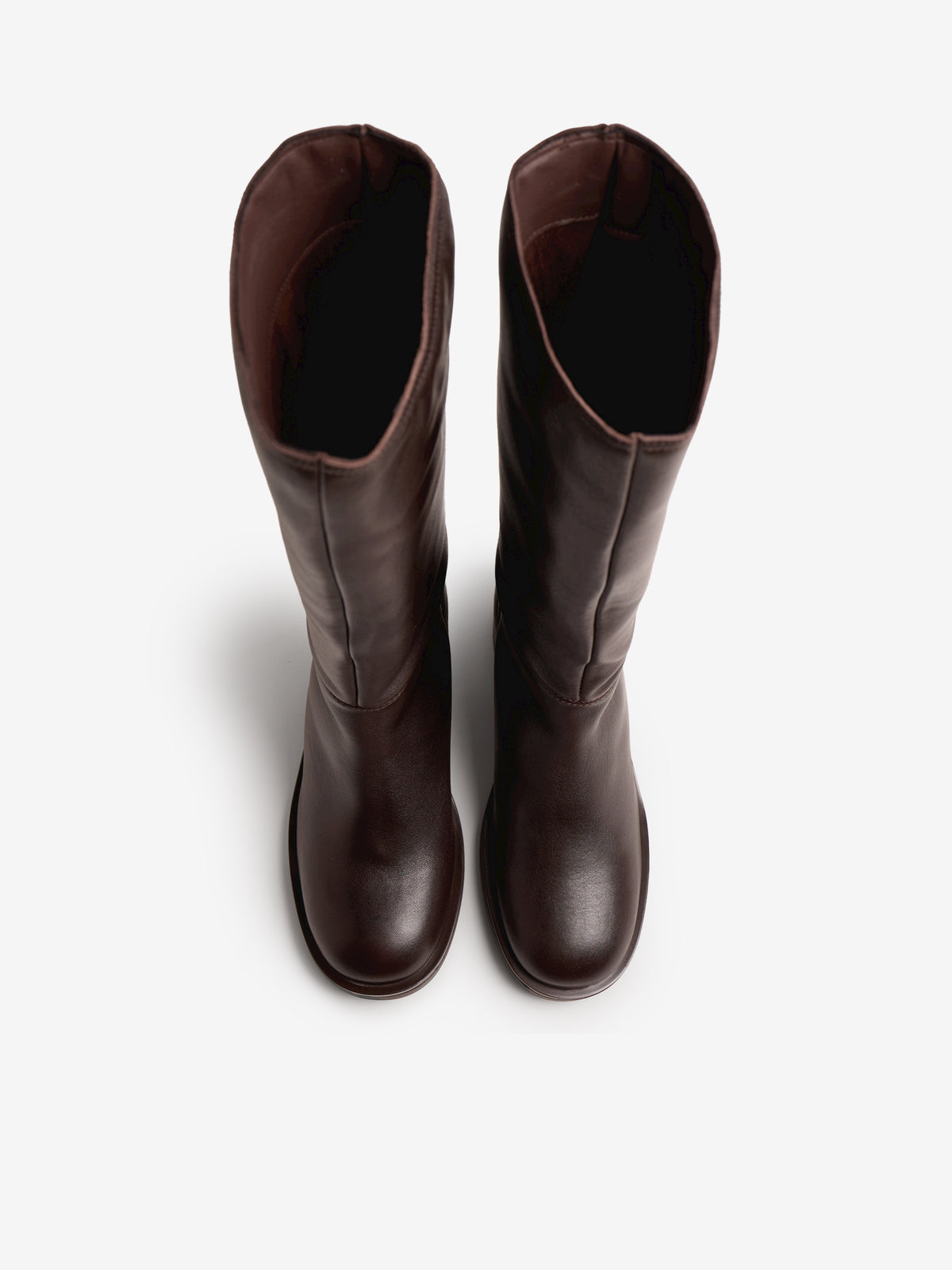botas planas Mujer Botas marron 02