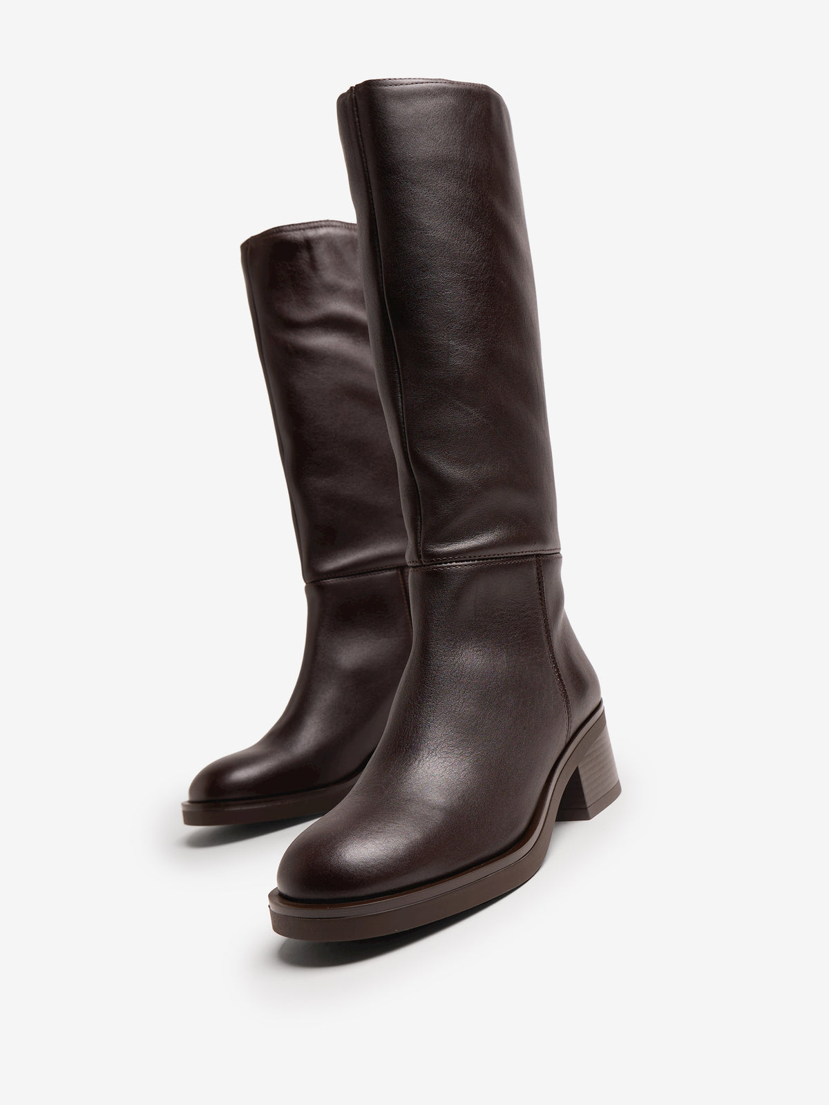 botas planas Mujer Botas marron 04