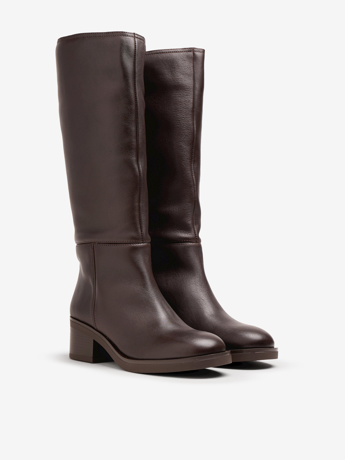 botas planas Mujer Botas marron 05