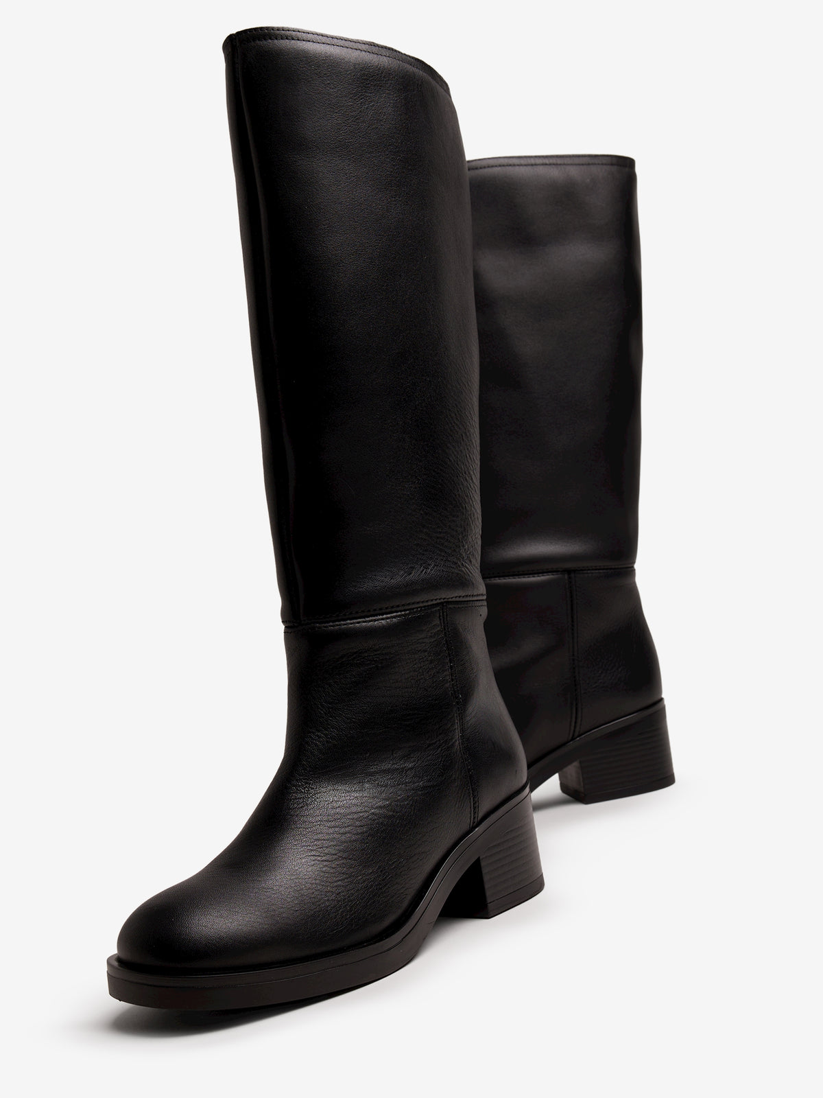 botas planas Mujer Botas negro 04