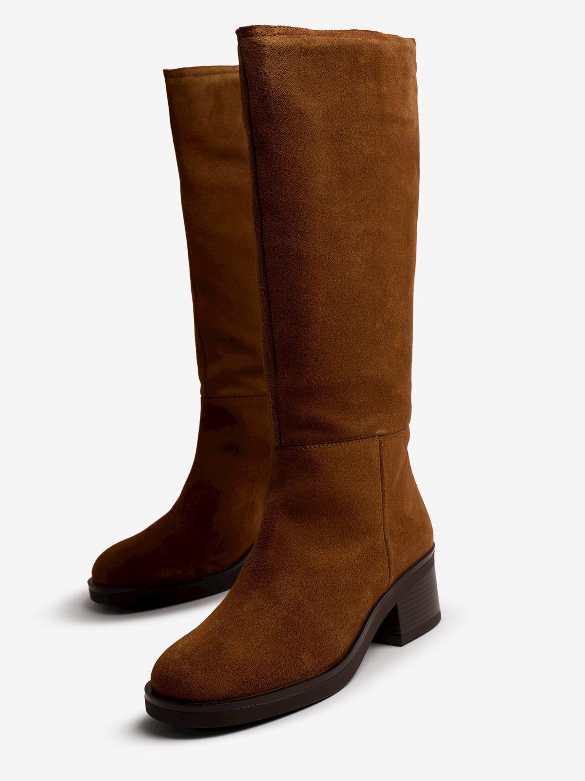 botas planas Mujer Botas marron 04