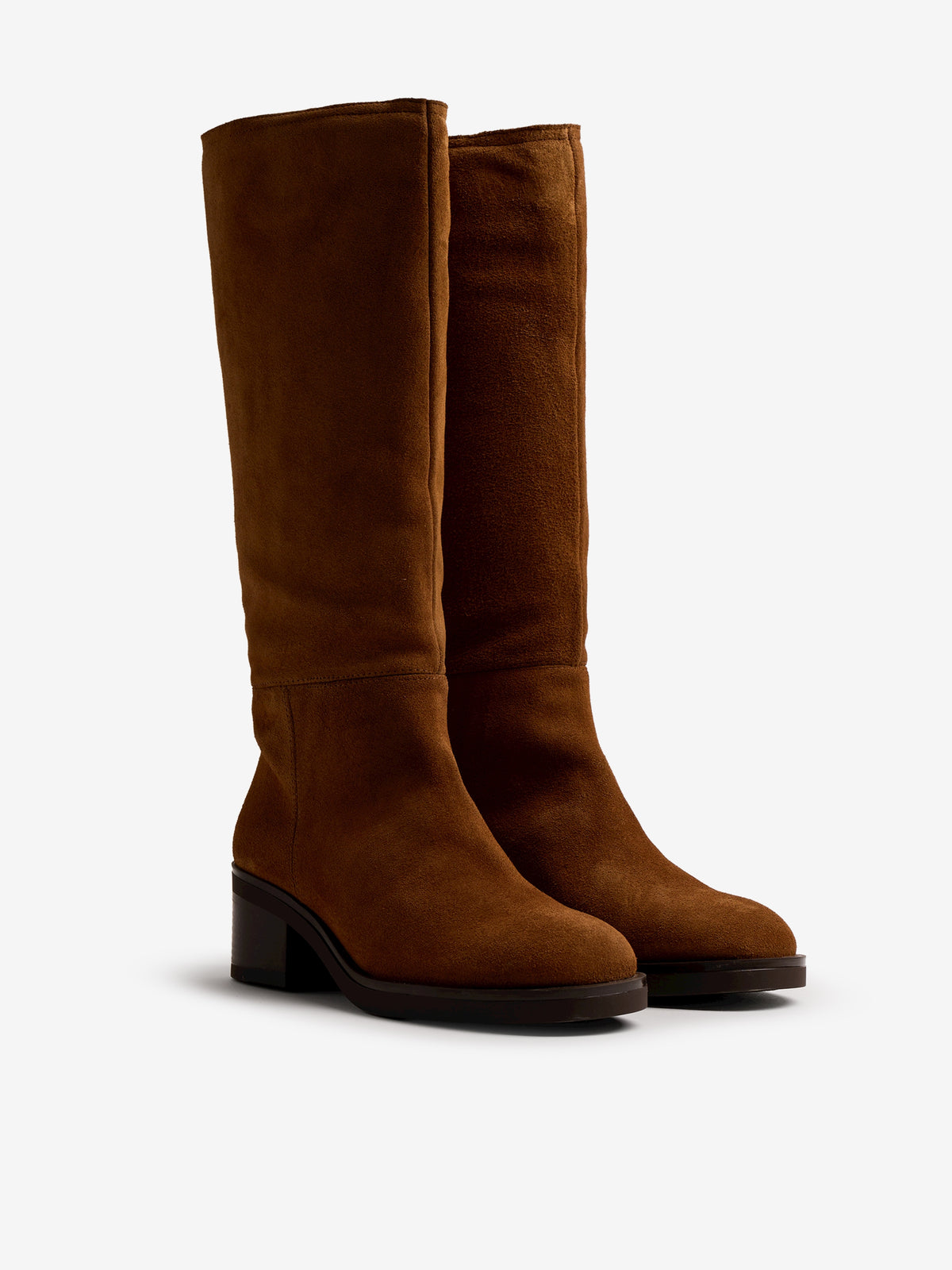 botas planas Mujer Botas marron 05