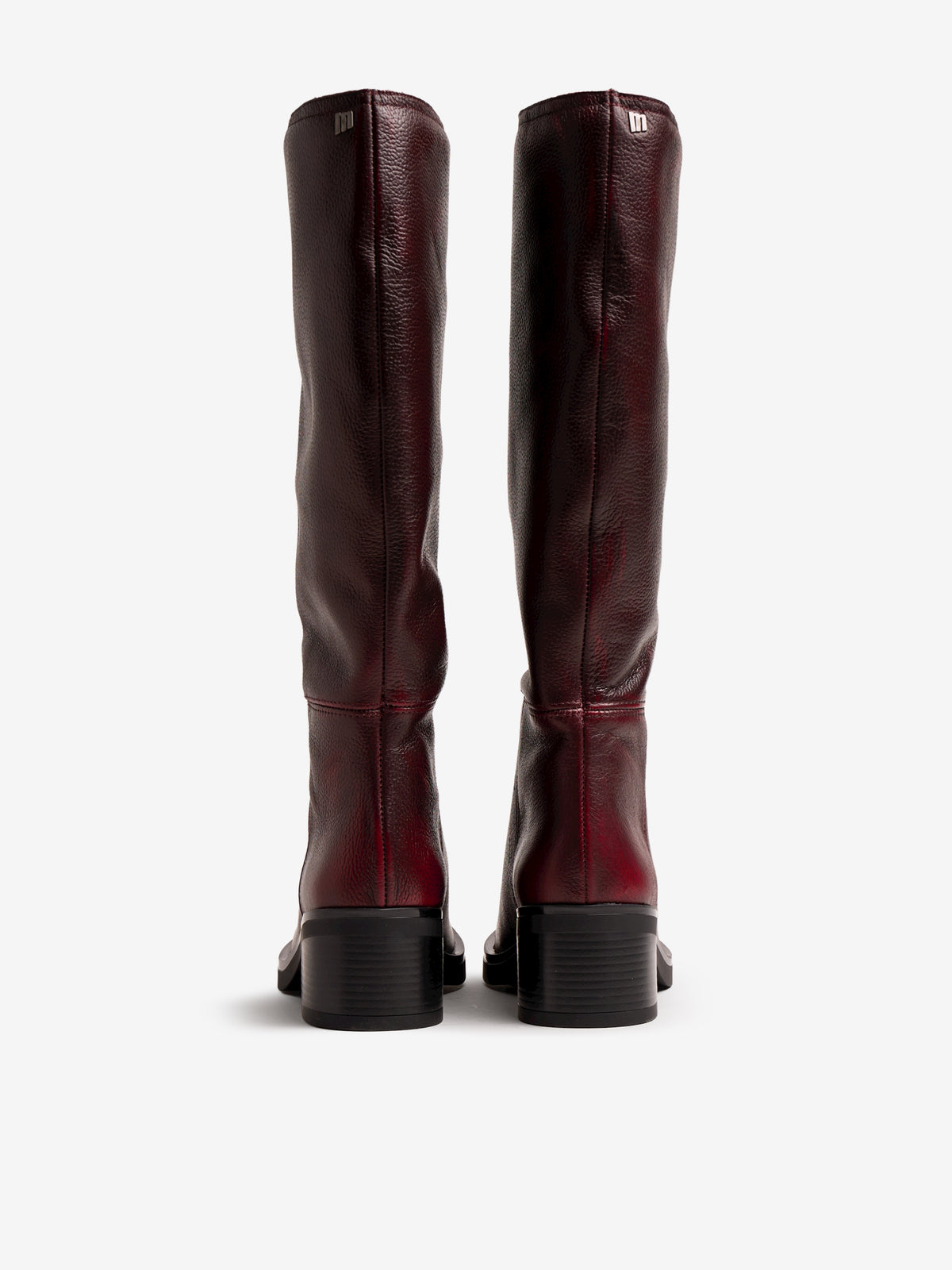 botas planas Mujer Botas rojo 03