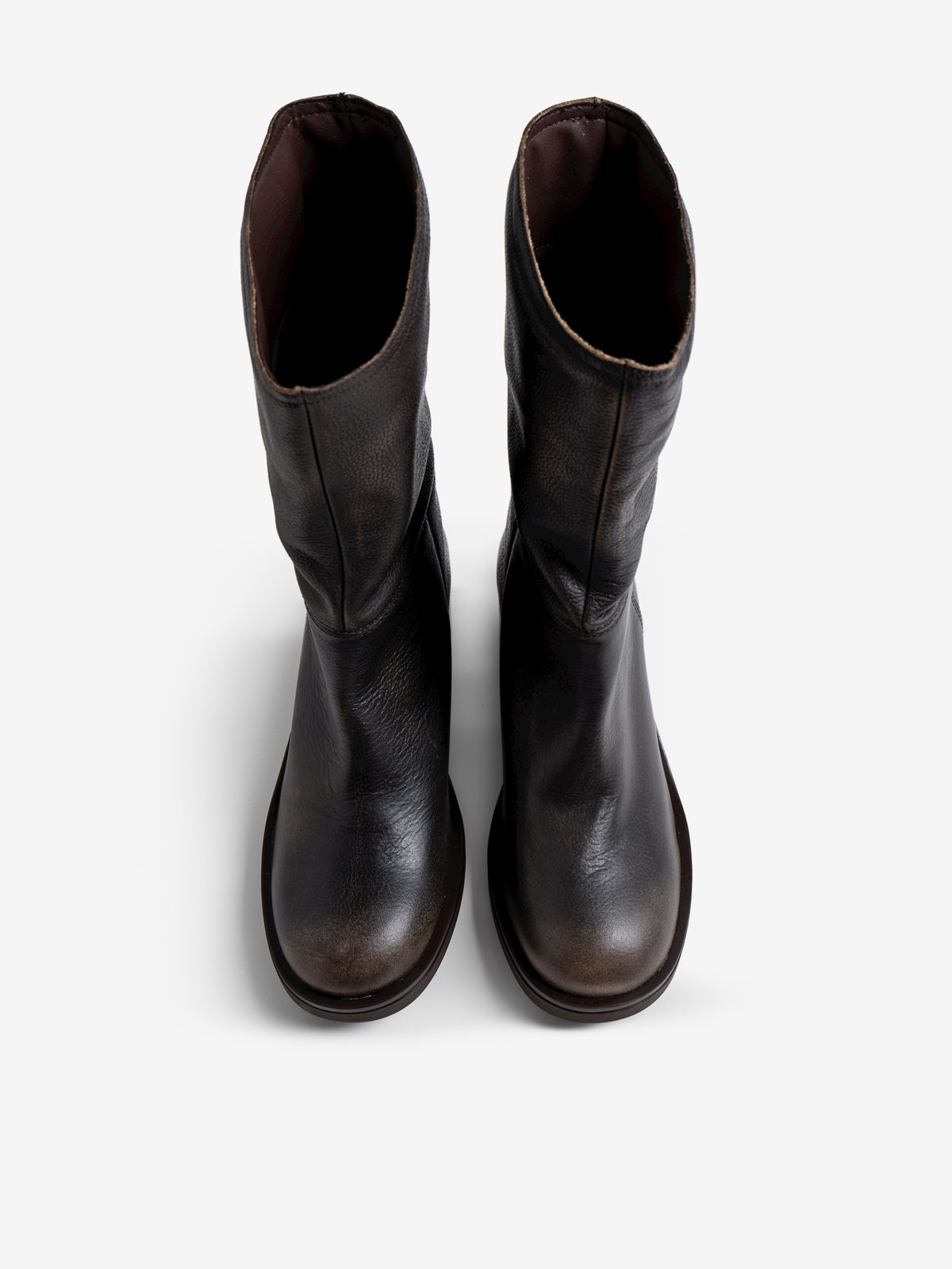 botas planas Mujer Botas negro 02