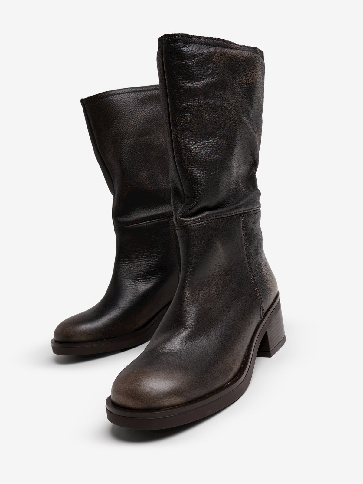 botas planas Mujer Botas negro 04