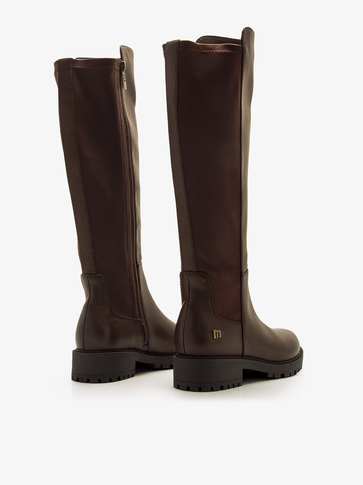 botas planas Mujer Botas para mujer marron 06