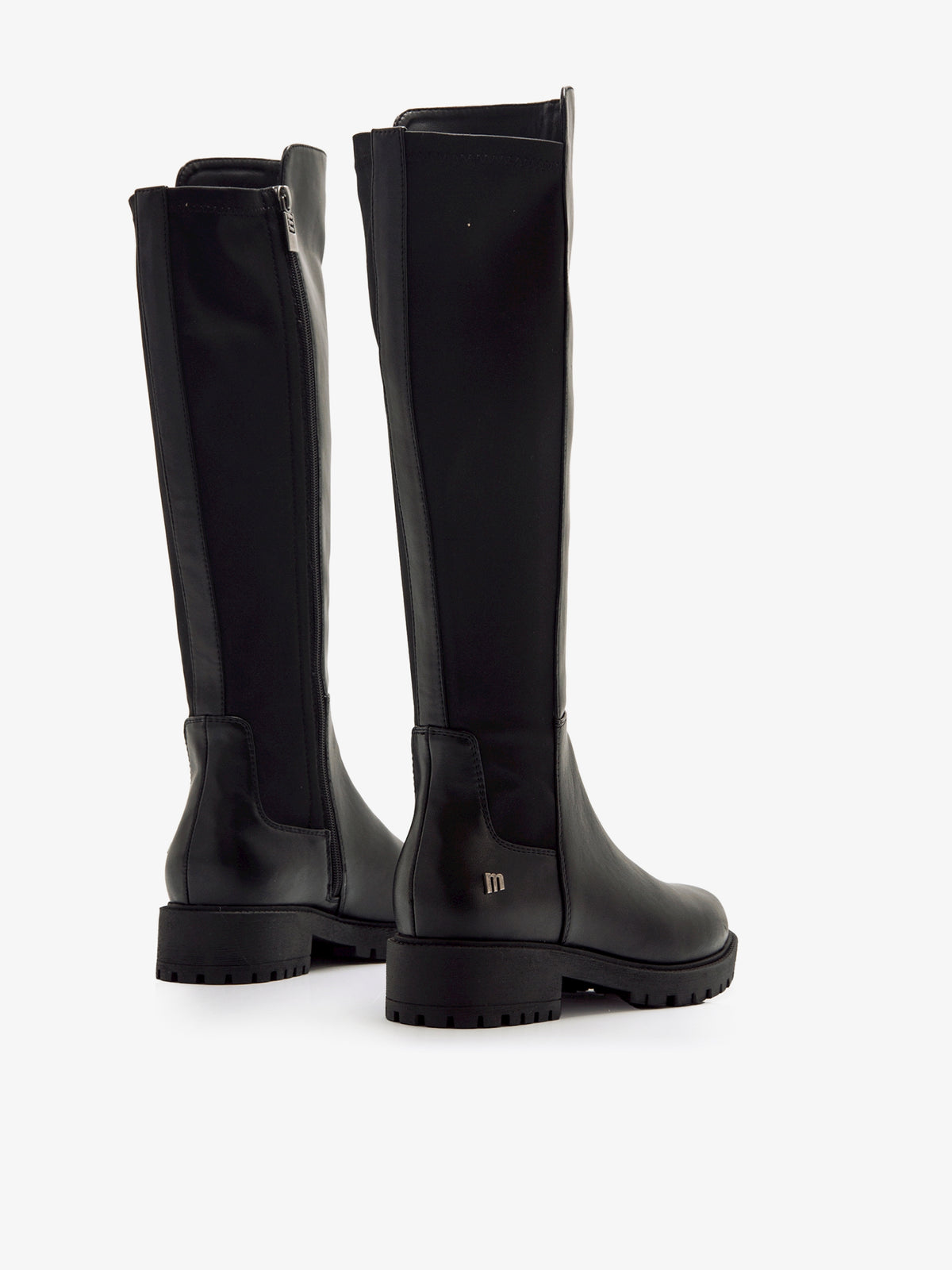 botas planas Mujer Botas para mujer negro 07