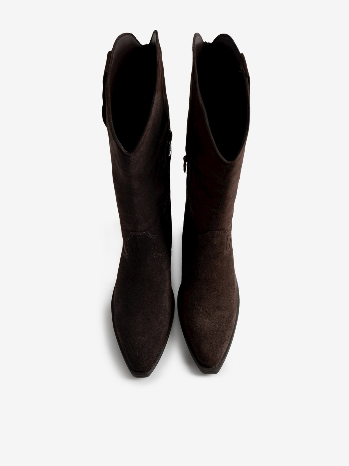 botas de tacón Mujer Botas marron 02