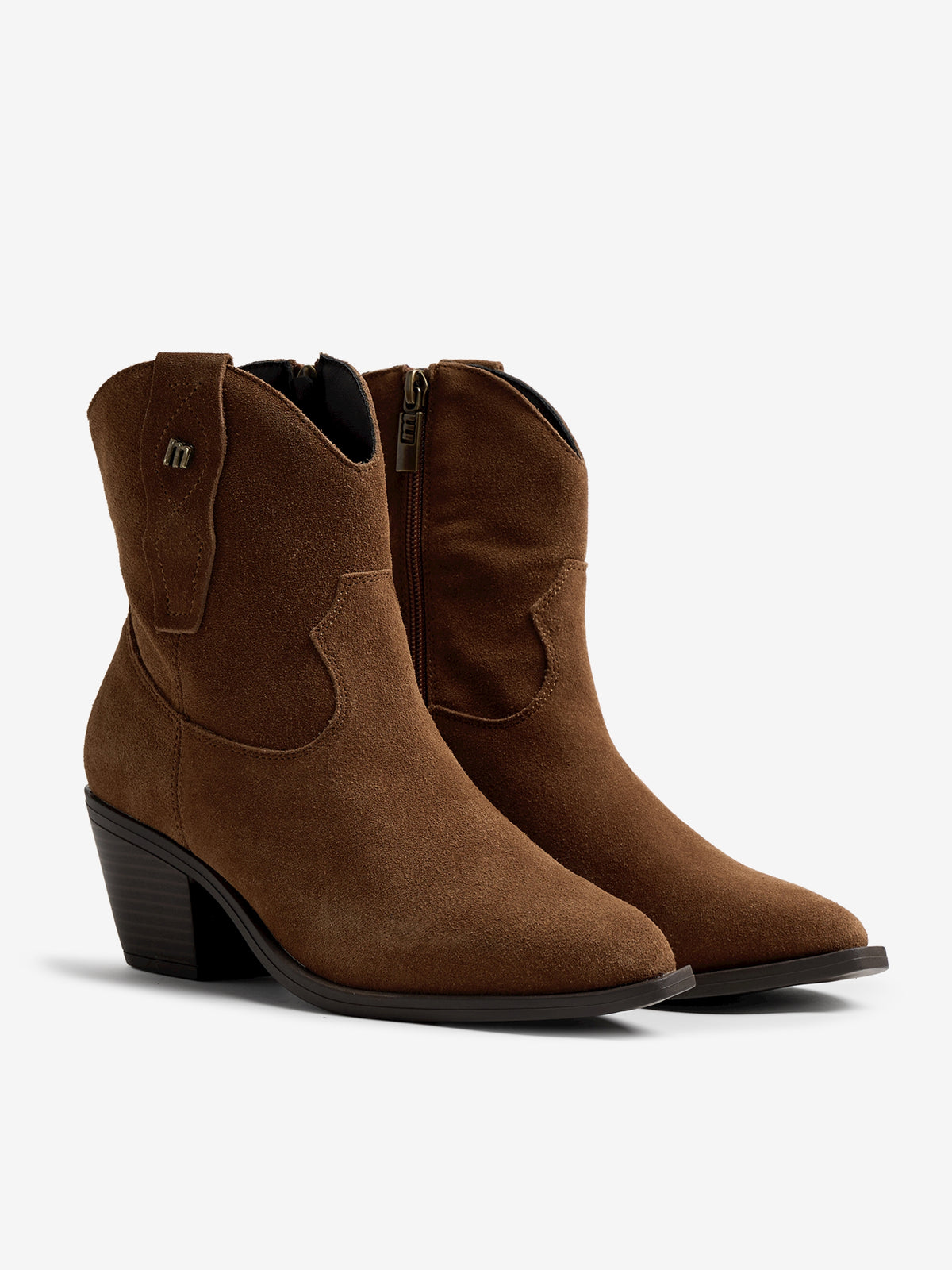 botines de tacón Mujer Botines marron 05