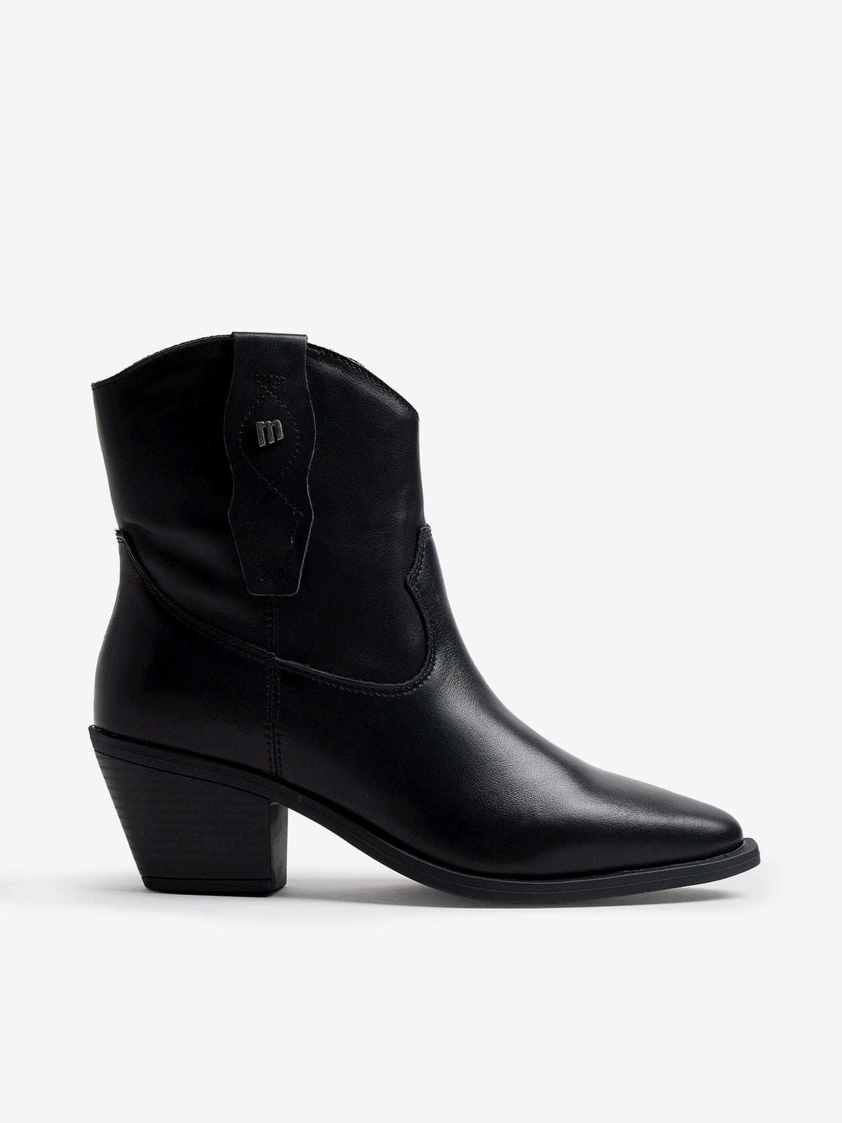 botines de tacón Mujer Botines negro 01