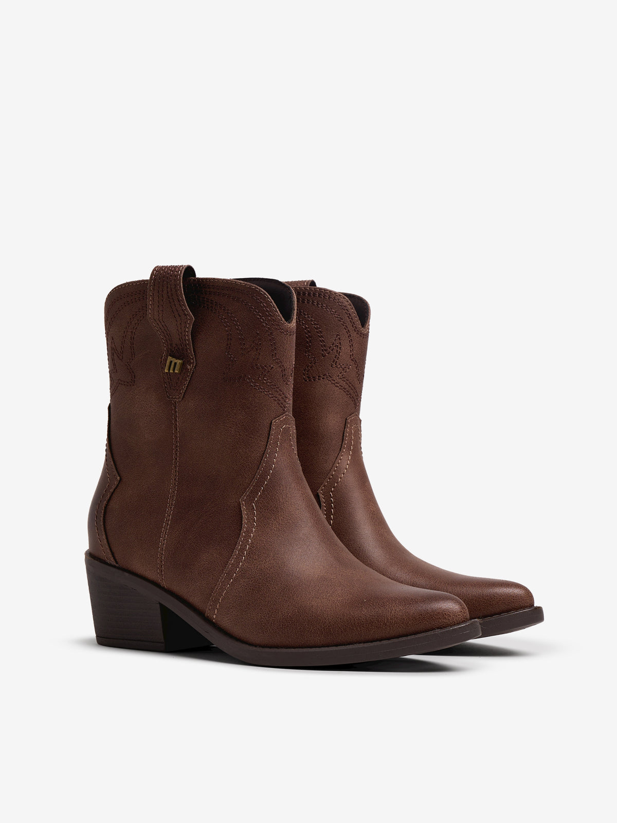 botines planos Mujer Botines marron 05
