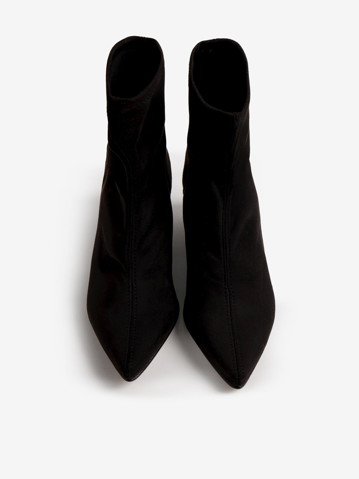 botines de tacón Mujer Botines negro 02