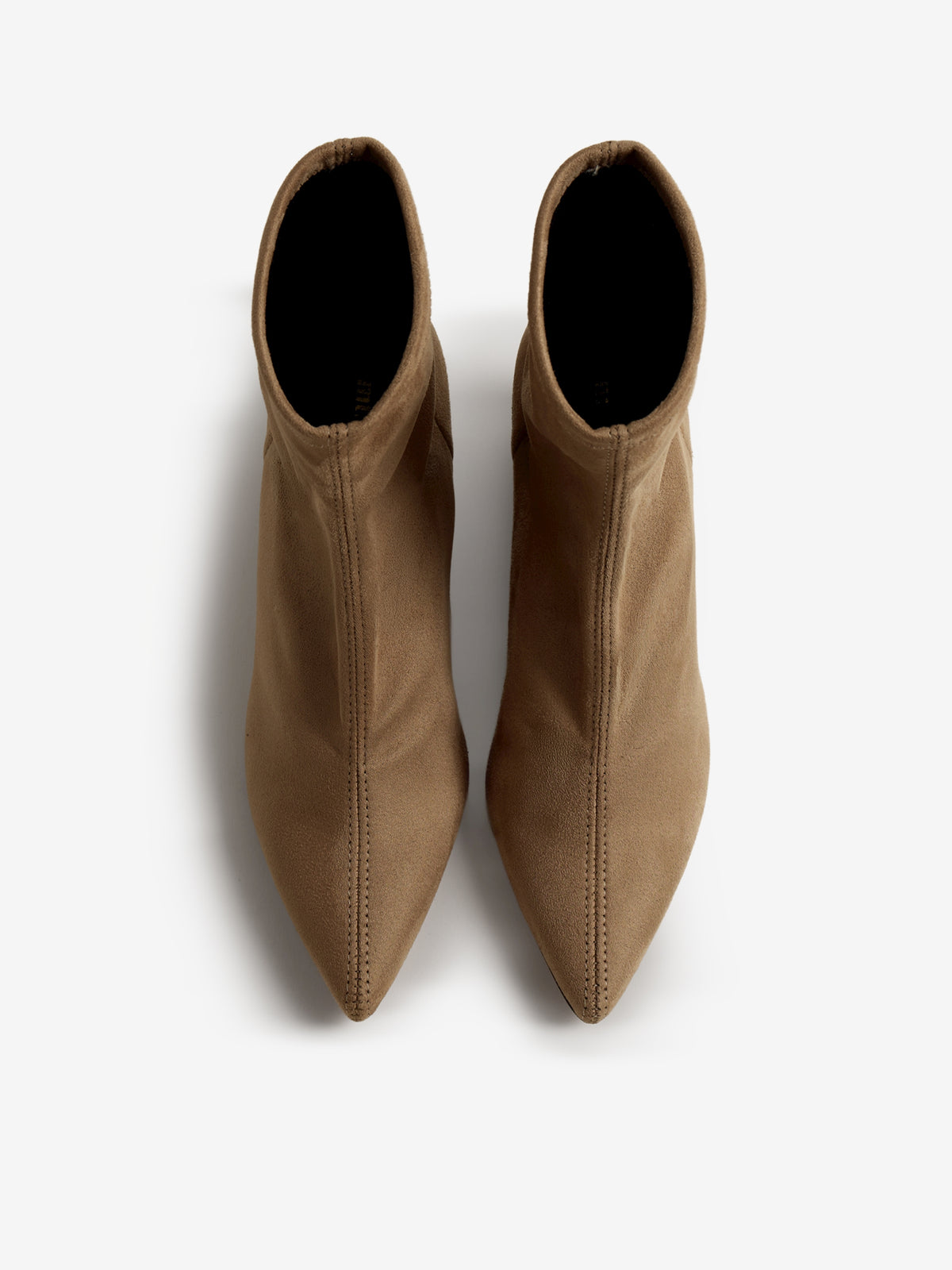 botines de tacón Mujer Botines beige 03