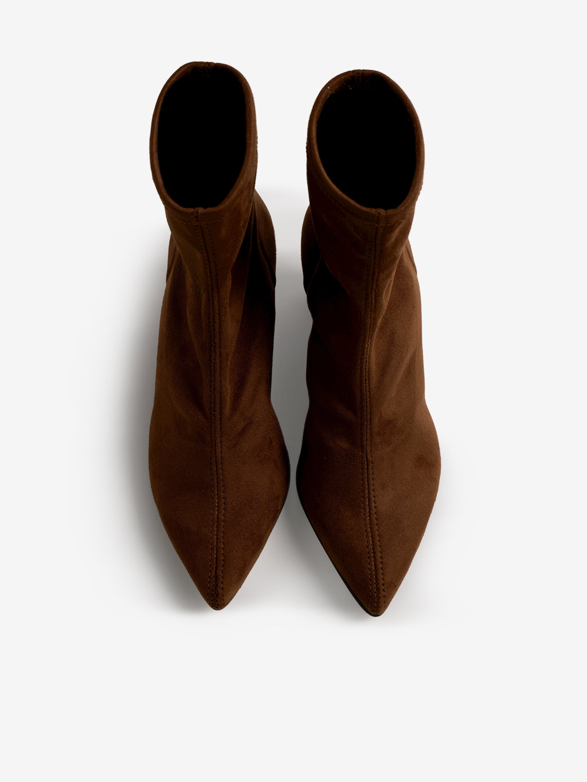 botines de tacón Mujer Botines marron 02