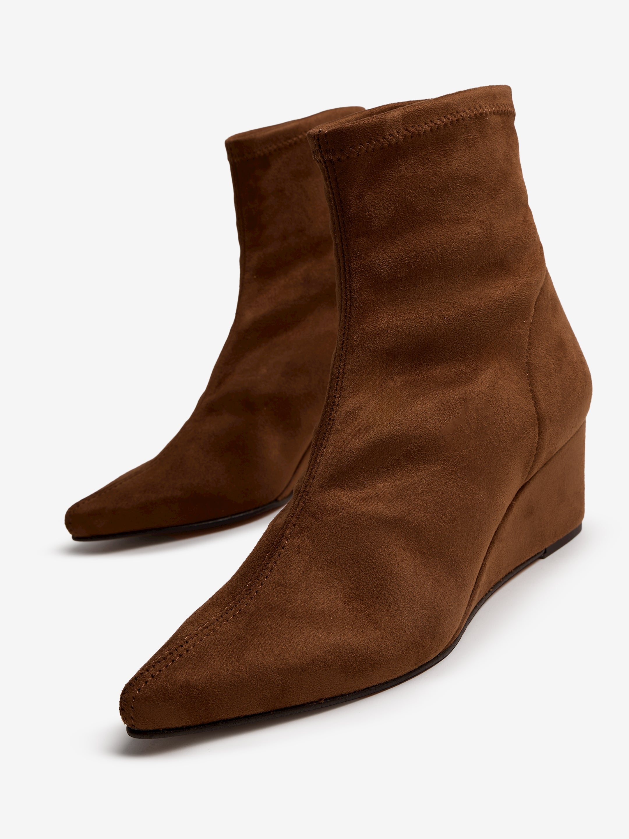 botines de tacón Mujer Botines marron 04