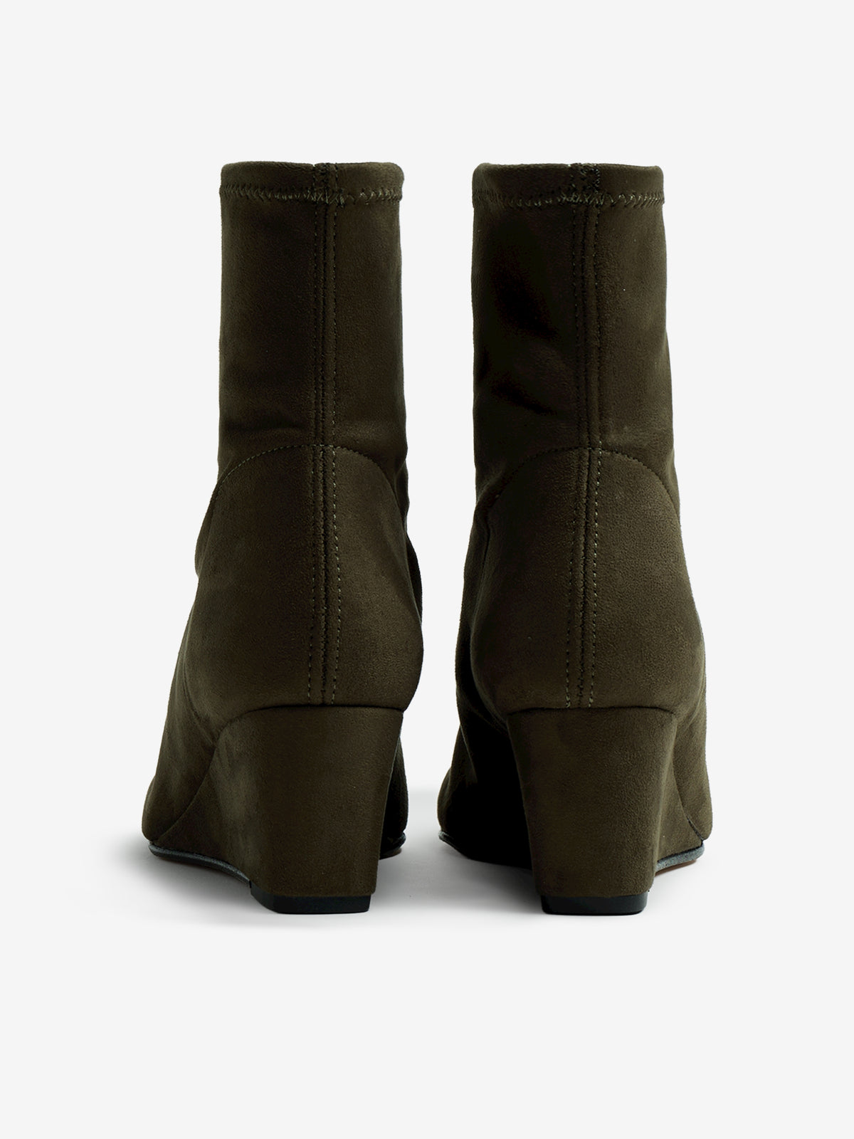 botines de tacón Mujer Botines verde 03