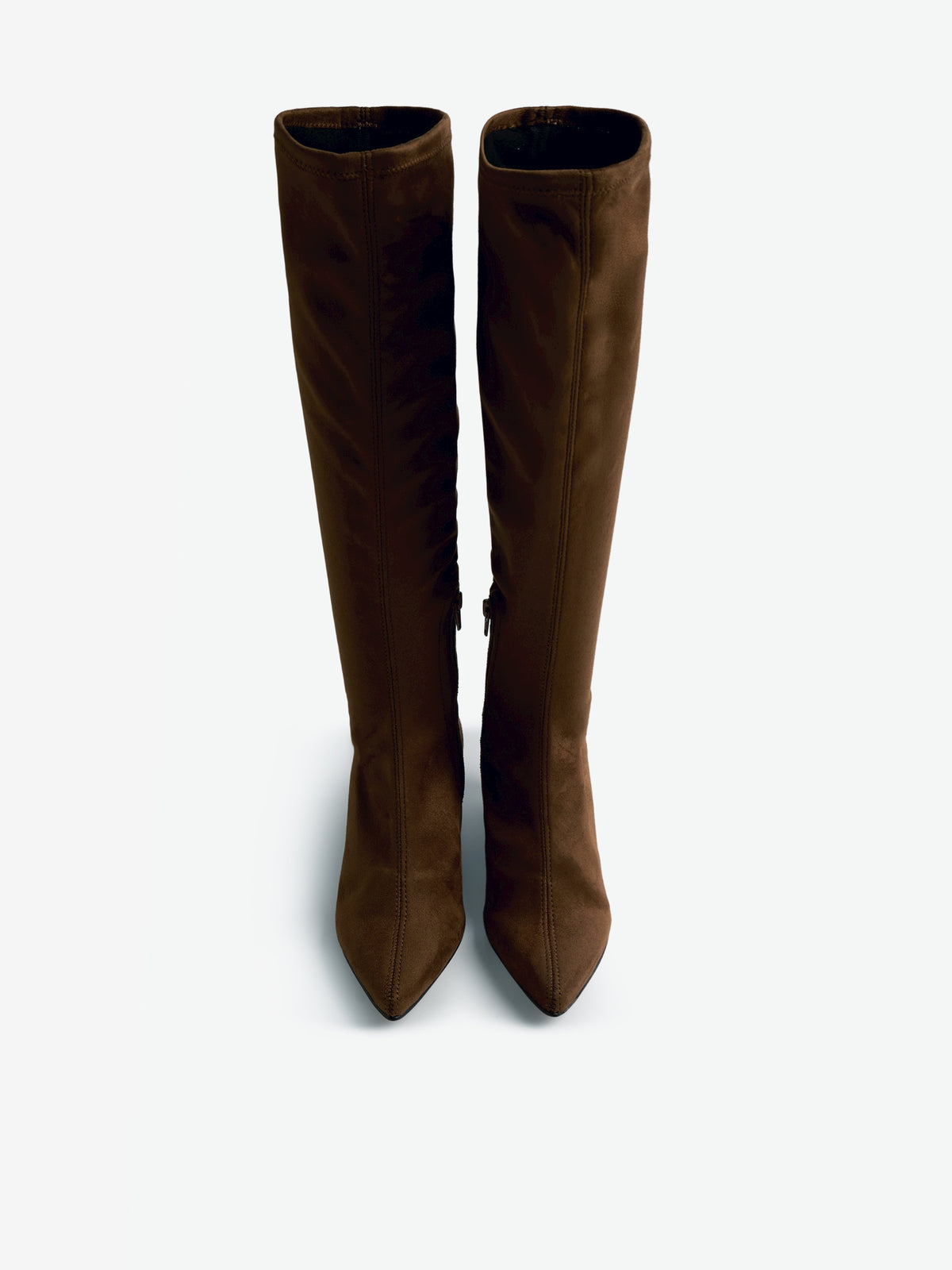 botas de tacón Mujer Botas de cuña marron 03