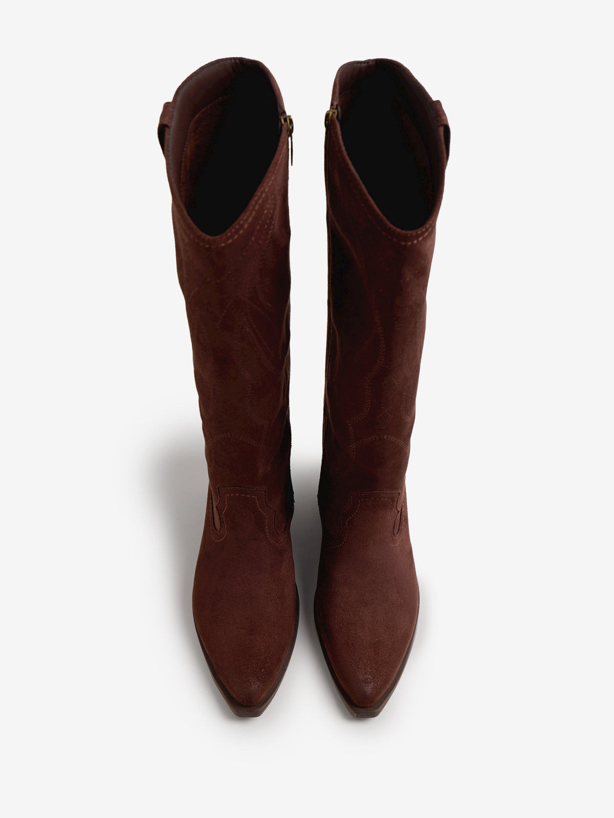 botas de tacón Mujer Botas marron 02