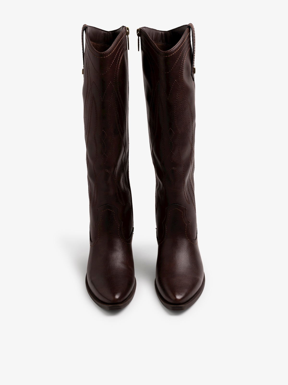 botas de tacón Mujer Botas marron 02