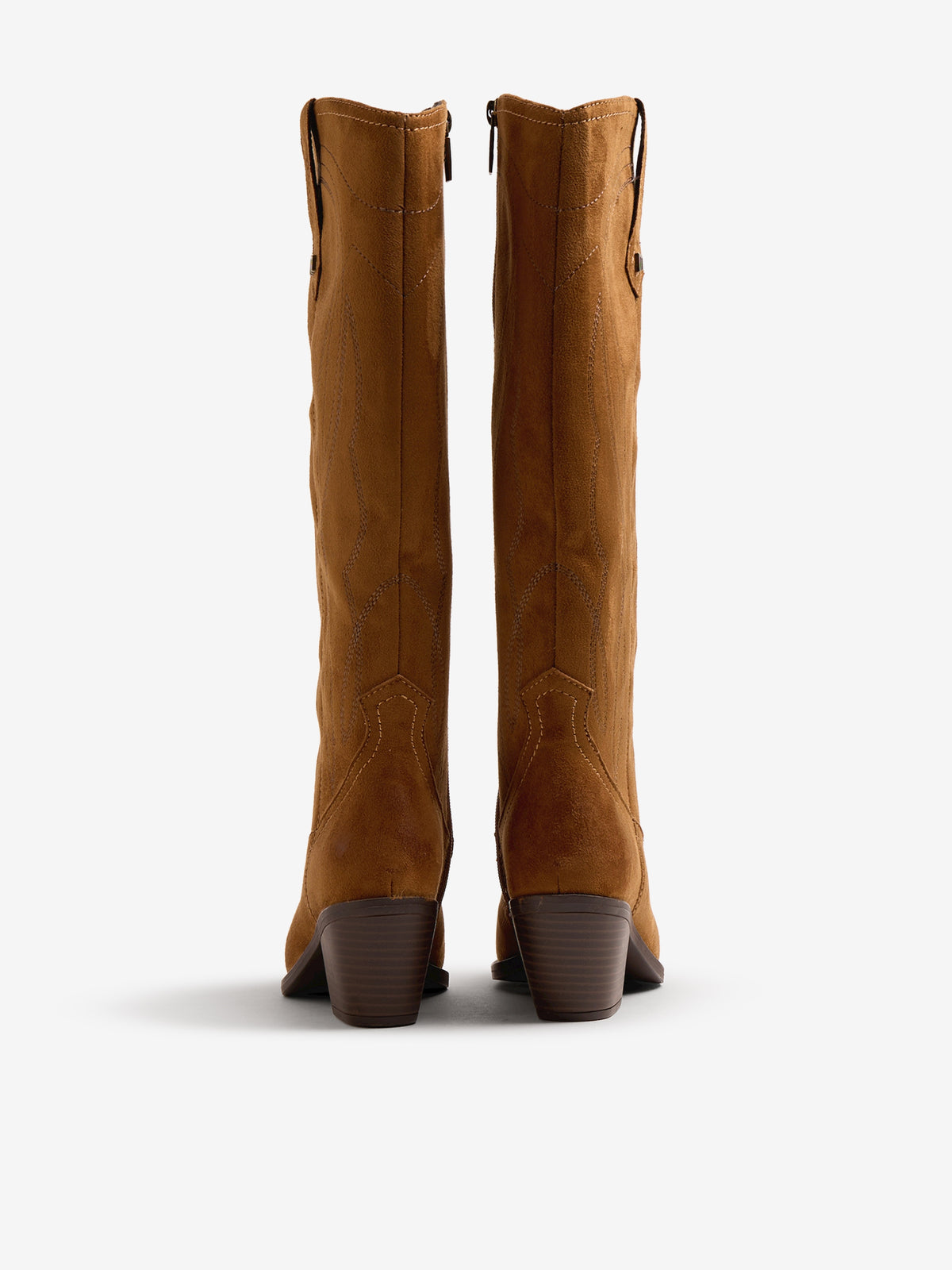 botas de tacón Mujer Botas cowboy marron 03