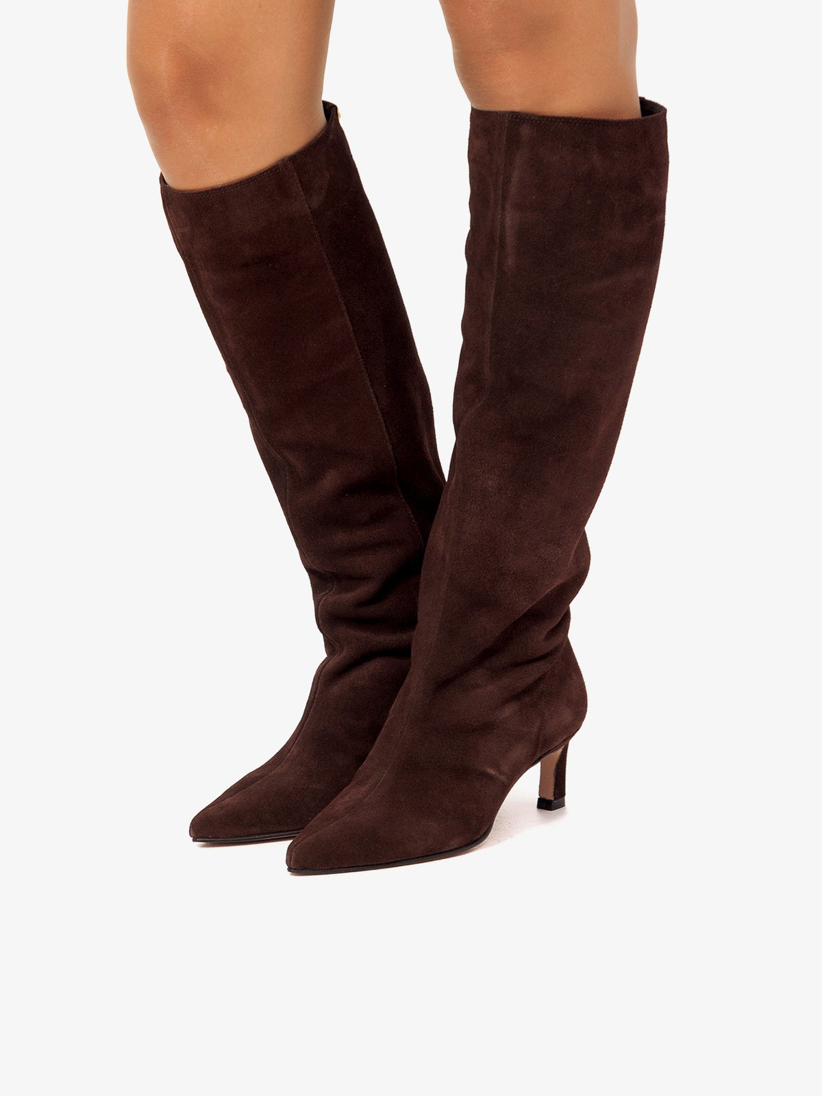 botas de tacón Mujer Botas de tacón marron 03