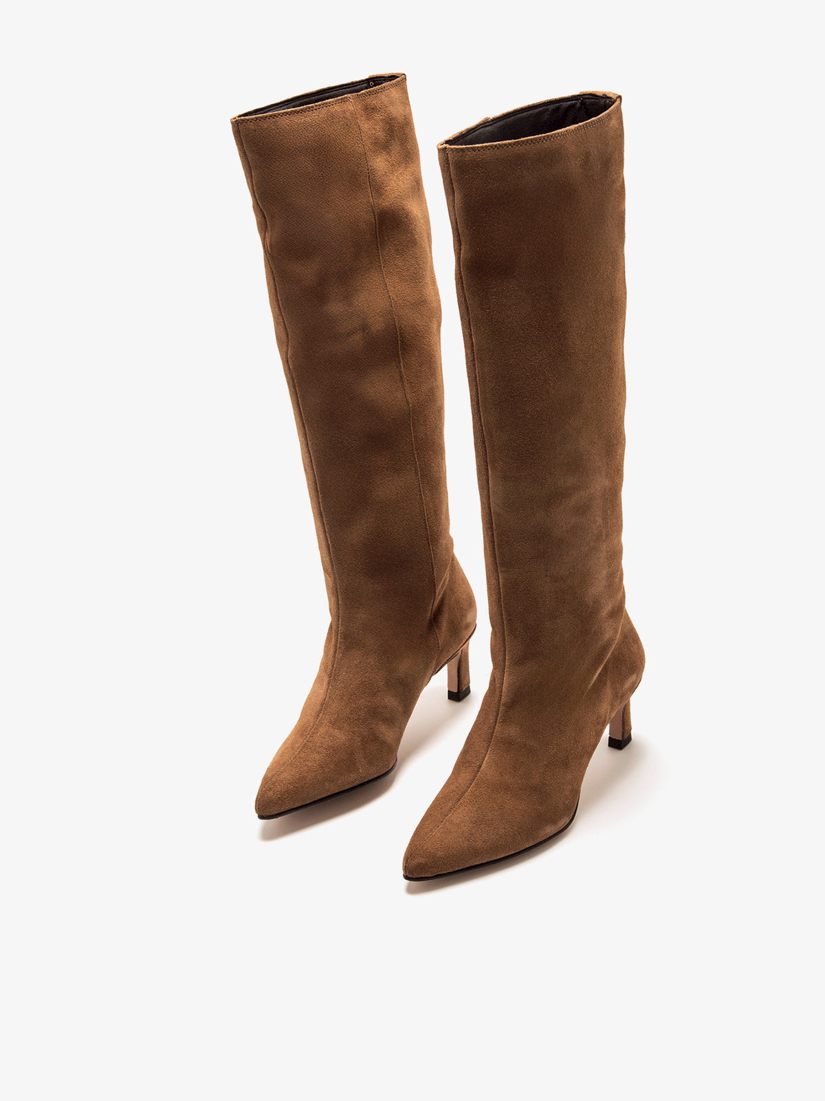 botas de tacón Mujer Botas de tacón marron 02