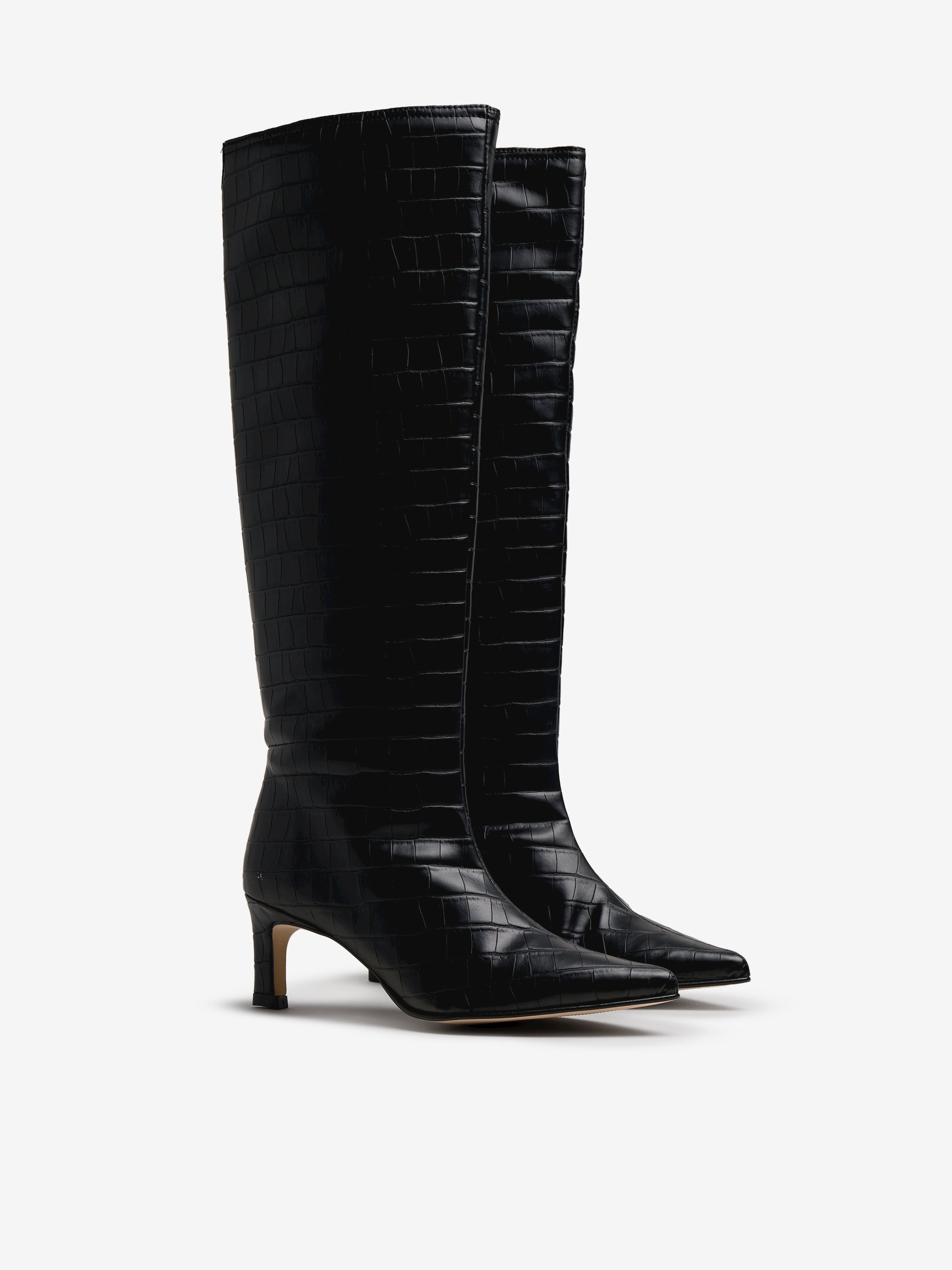 botas de tacón Mujer Botas de tacón negro 04