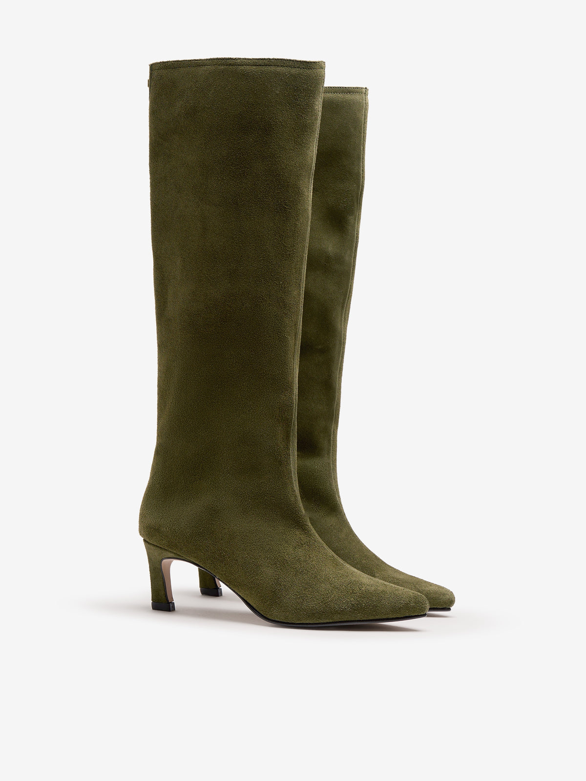 botas de tacón Mujer Botas verde 05