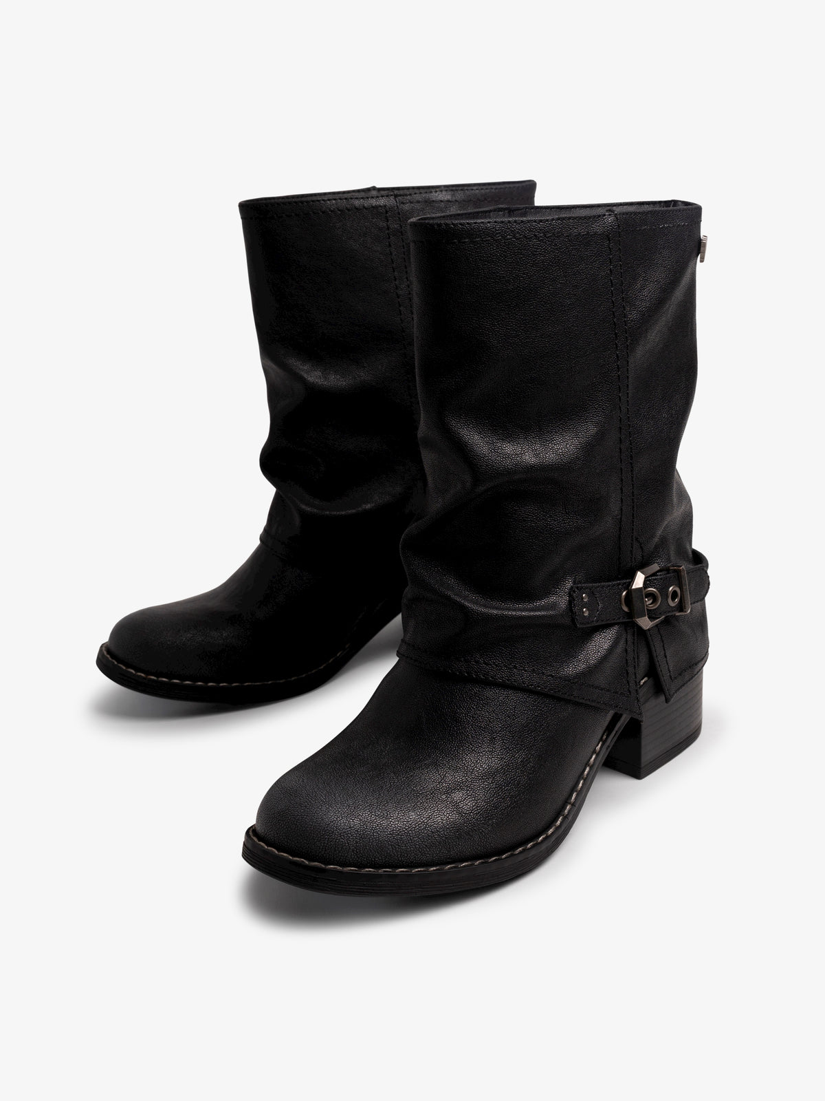 botines de tacón Mujer Botines negro 04