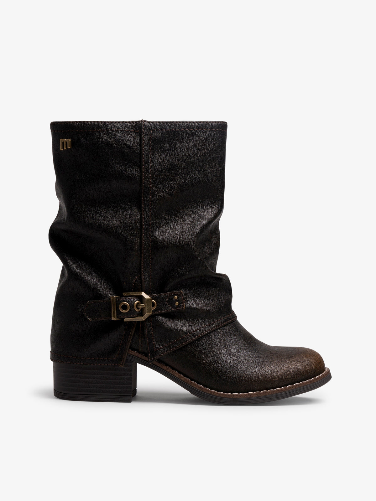botines de tacón Mujer Botines marron 01