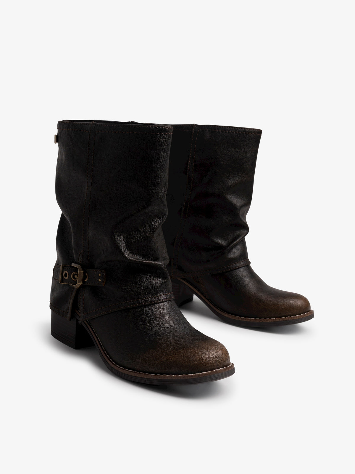 botines de tacón Mujer Botines marron 04