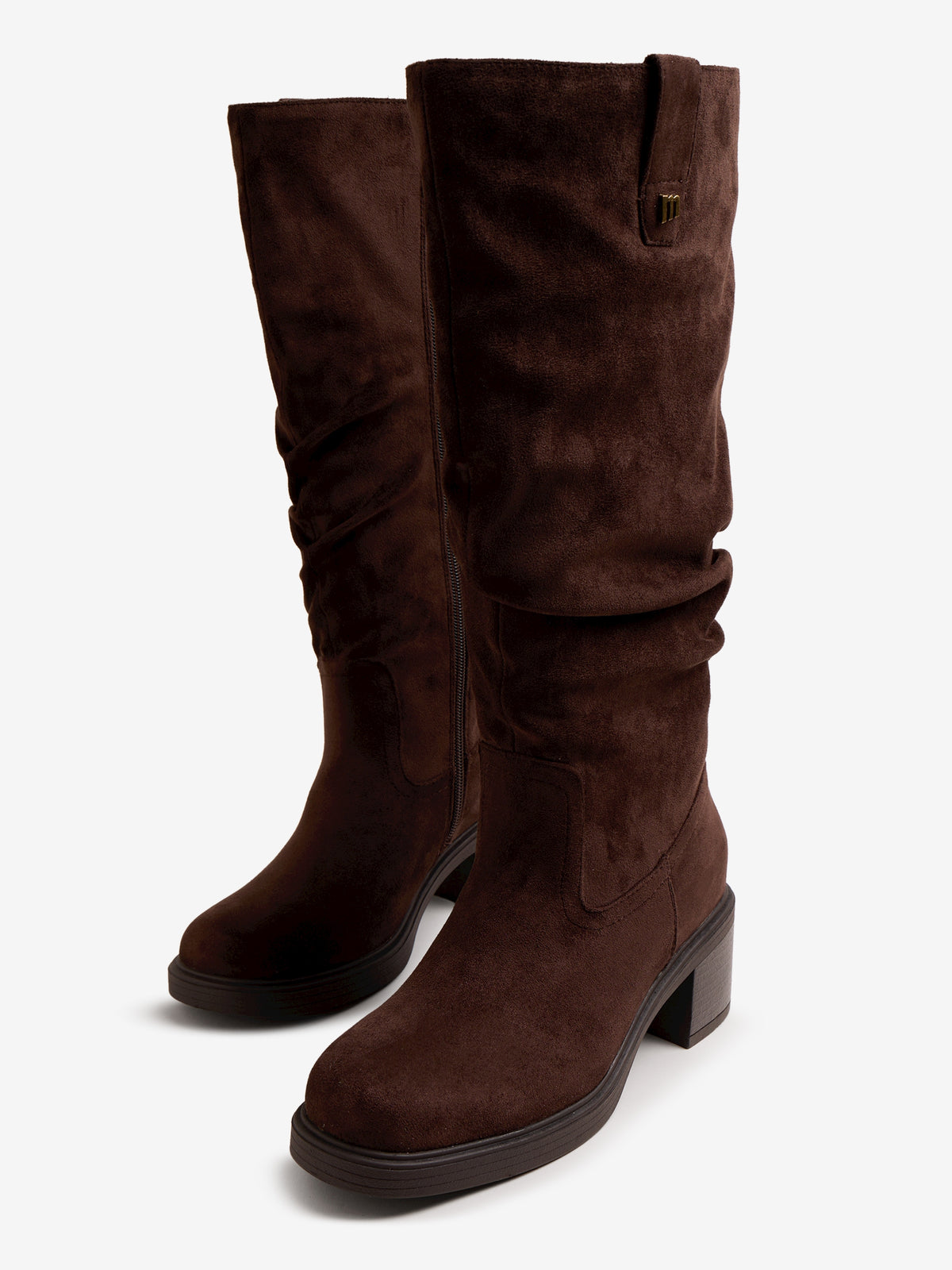 botas de tacón Mujer Botas marron 04