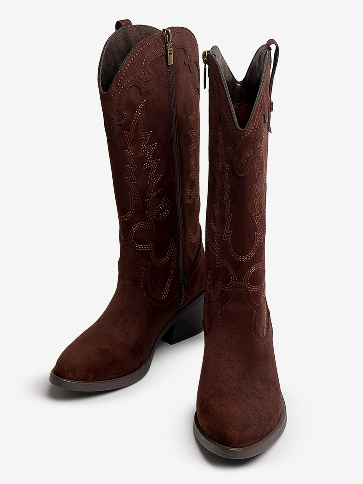 botas Mujer Botas planas de Mujer marron 04