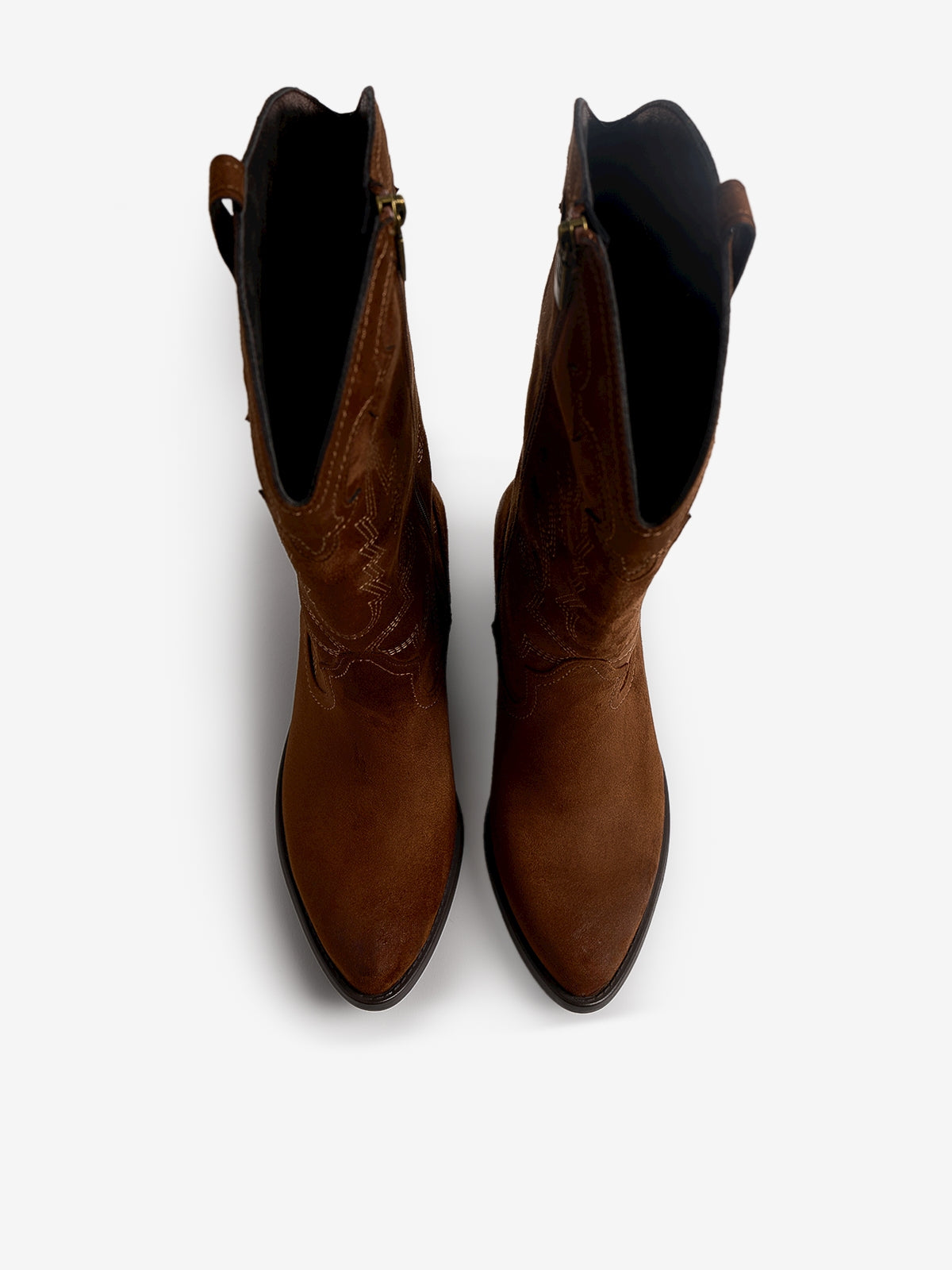 botas Mujer Botas planas de Mujer marron 02