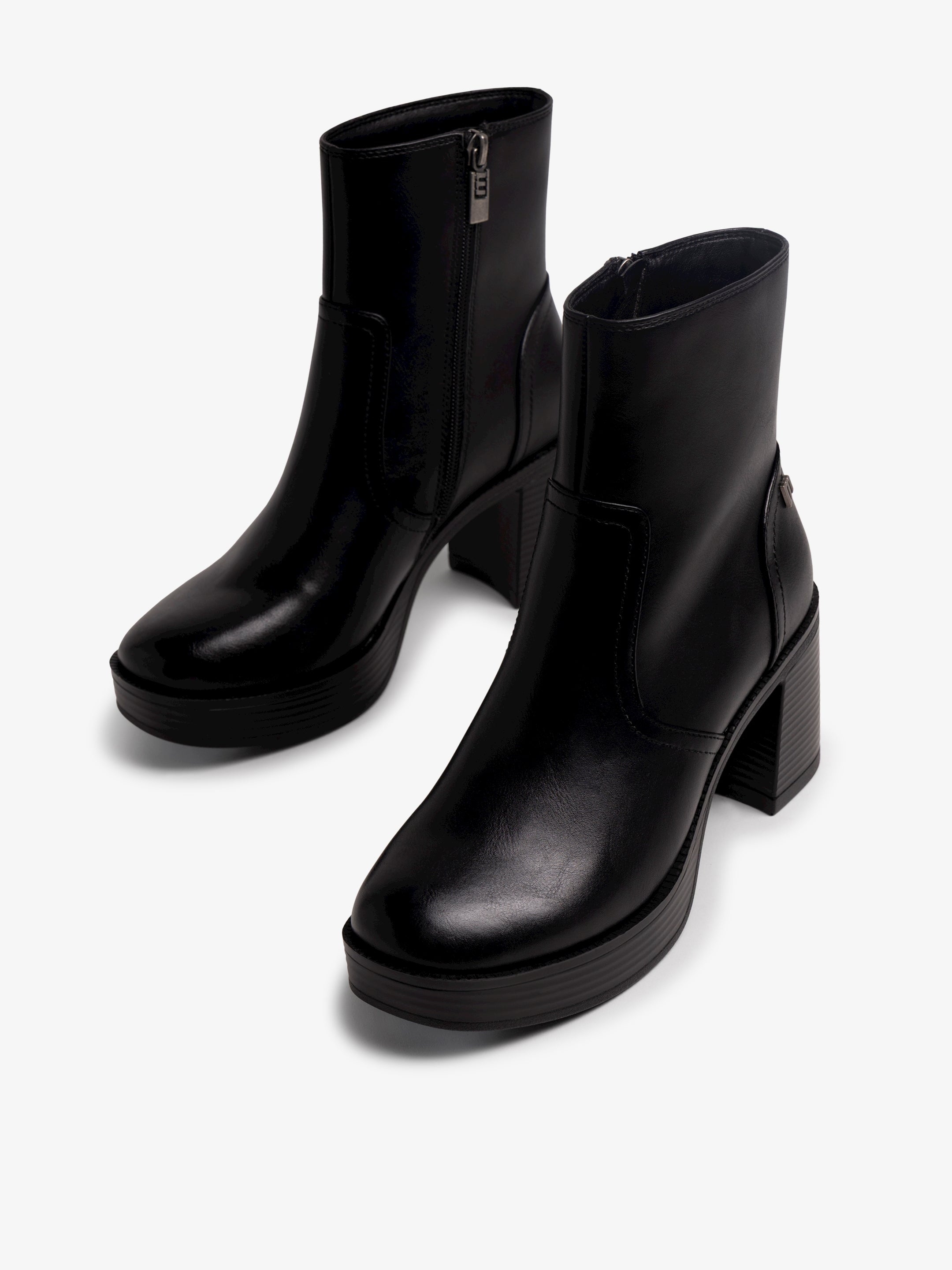 botines de tacón Mujer Botines de tacón de Mujer negro 04