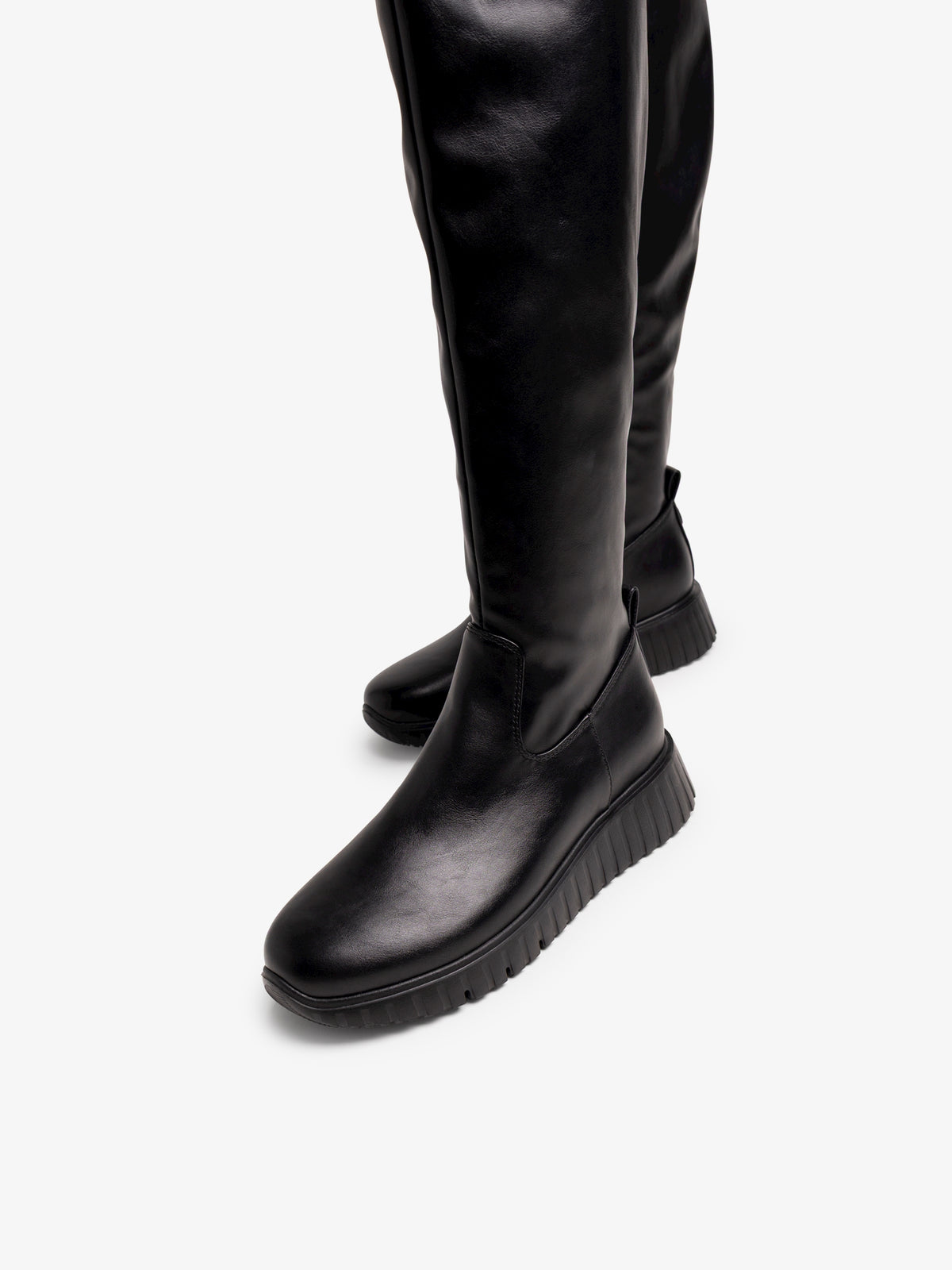 botas de tacón Mujer Botas negro 04