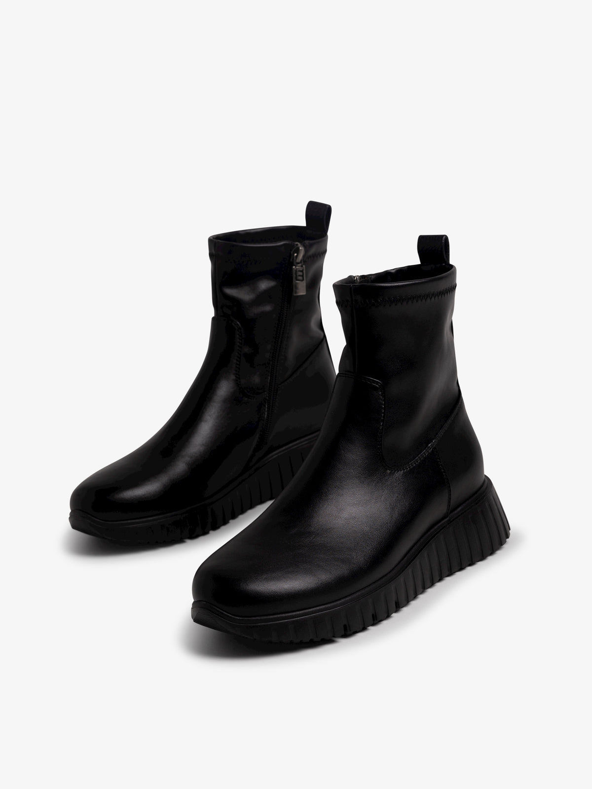 botines de tacón Mujer Botines negro 04