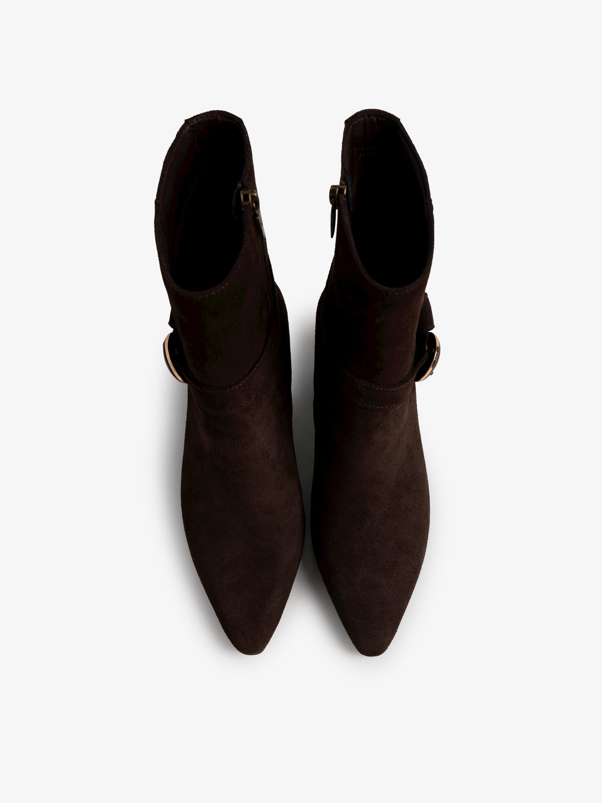 botines de tacón Mujer Botines marron 02