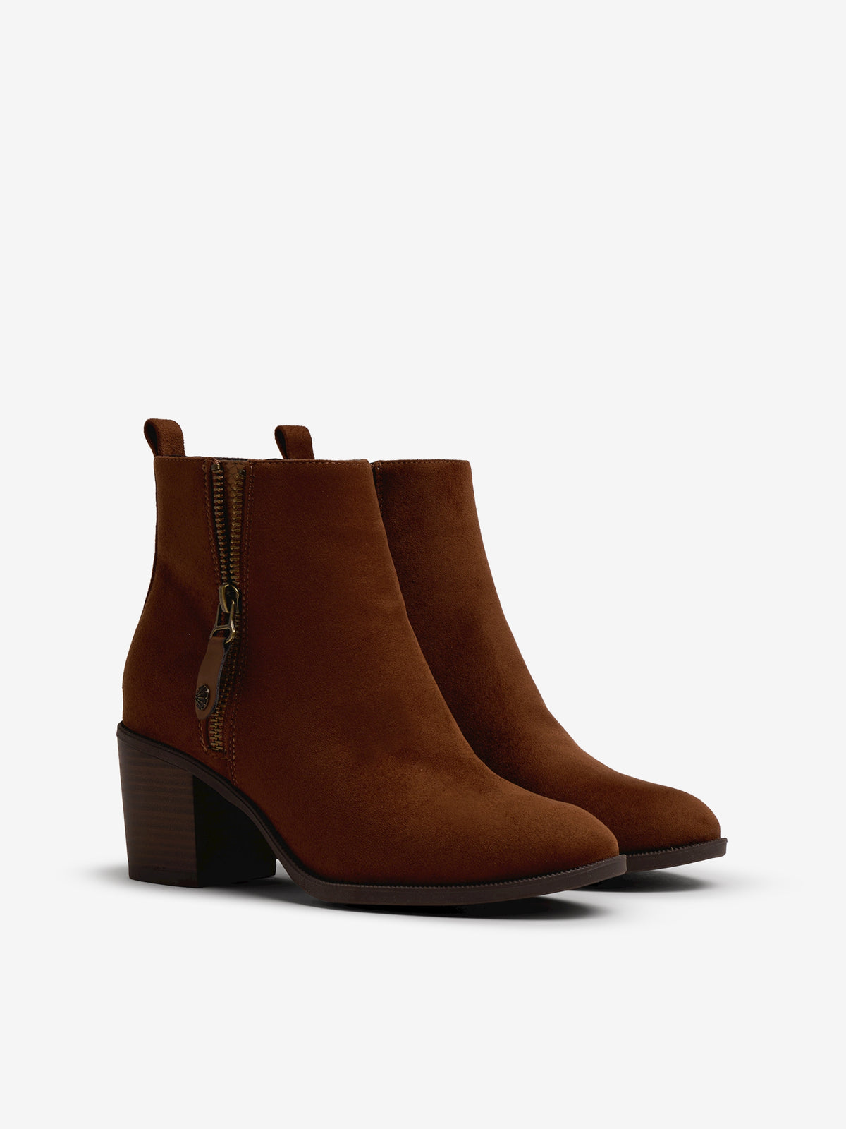 botines de tacón Mujer Botines marron 05
