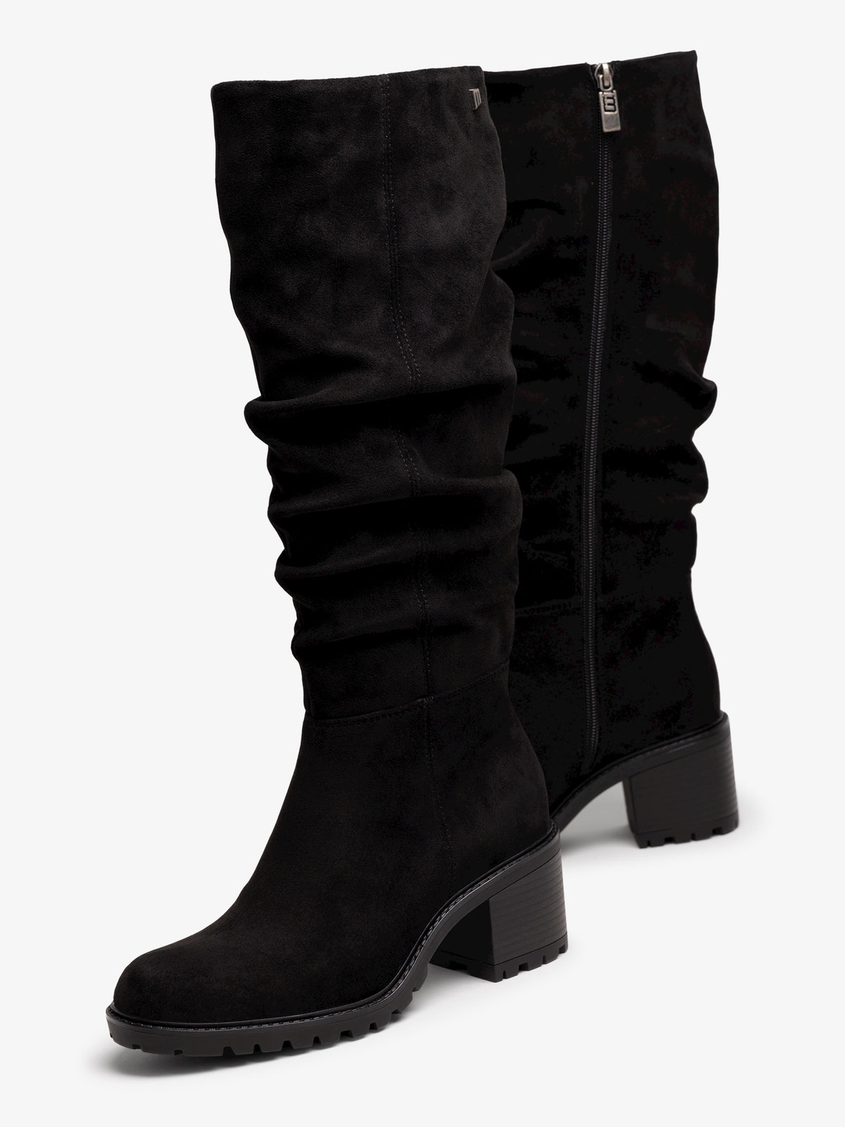 botas de tacón Mujer Botas altas negro 06