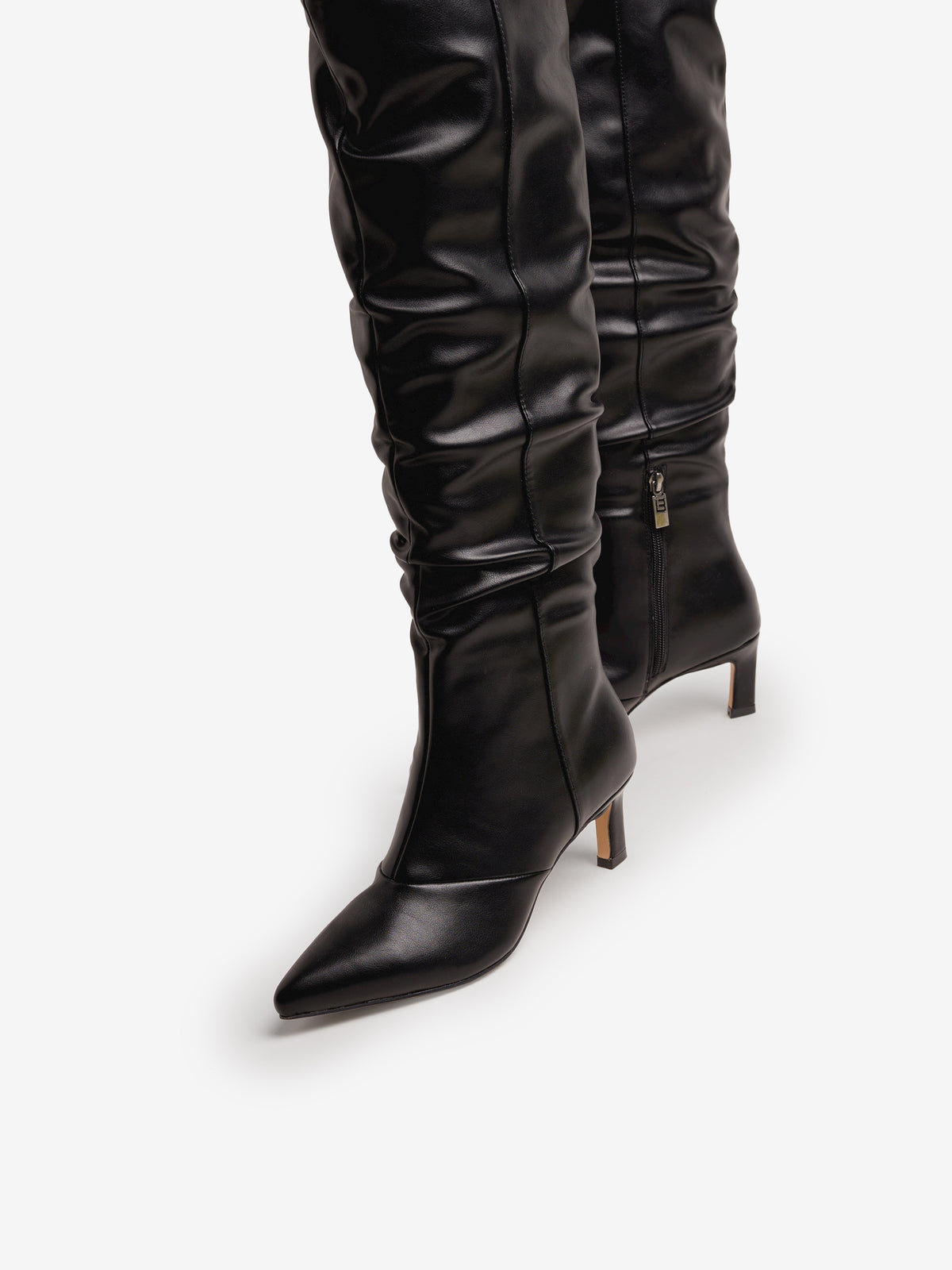 botas de tacón Mujer Botas negro 04