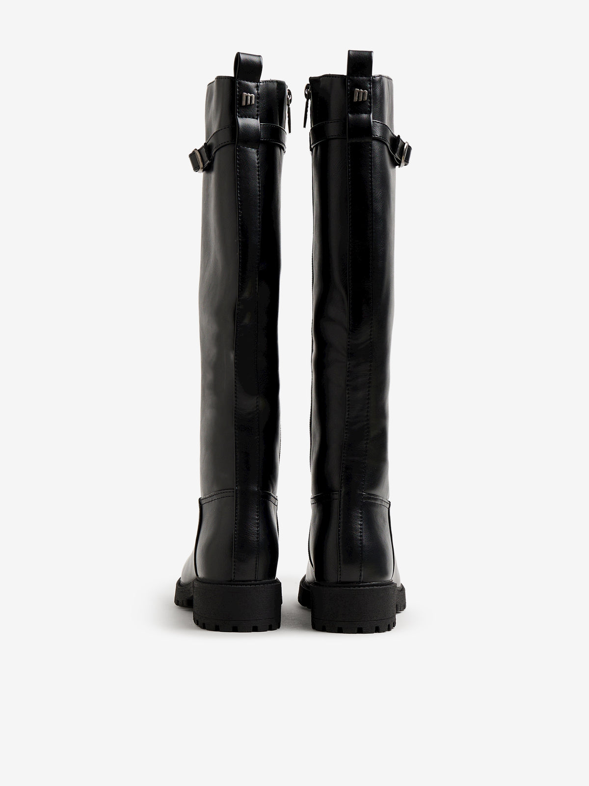 botas planas Mujer Bota alta negro 03