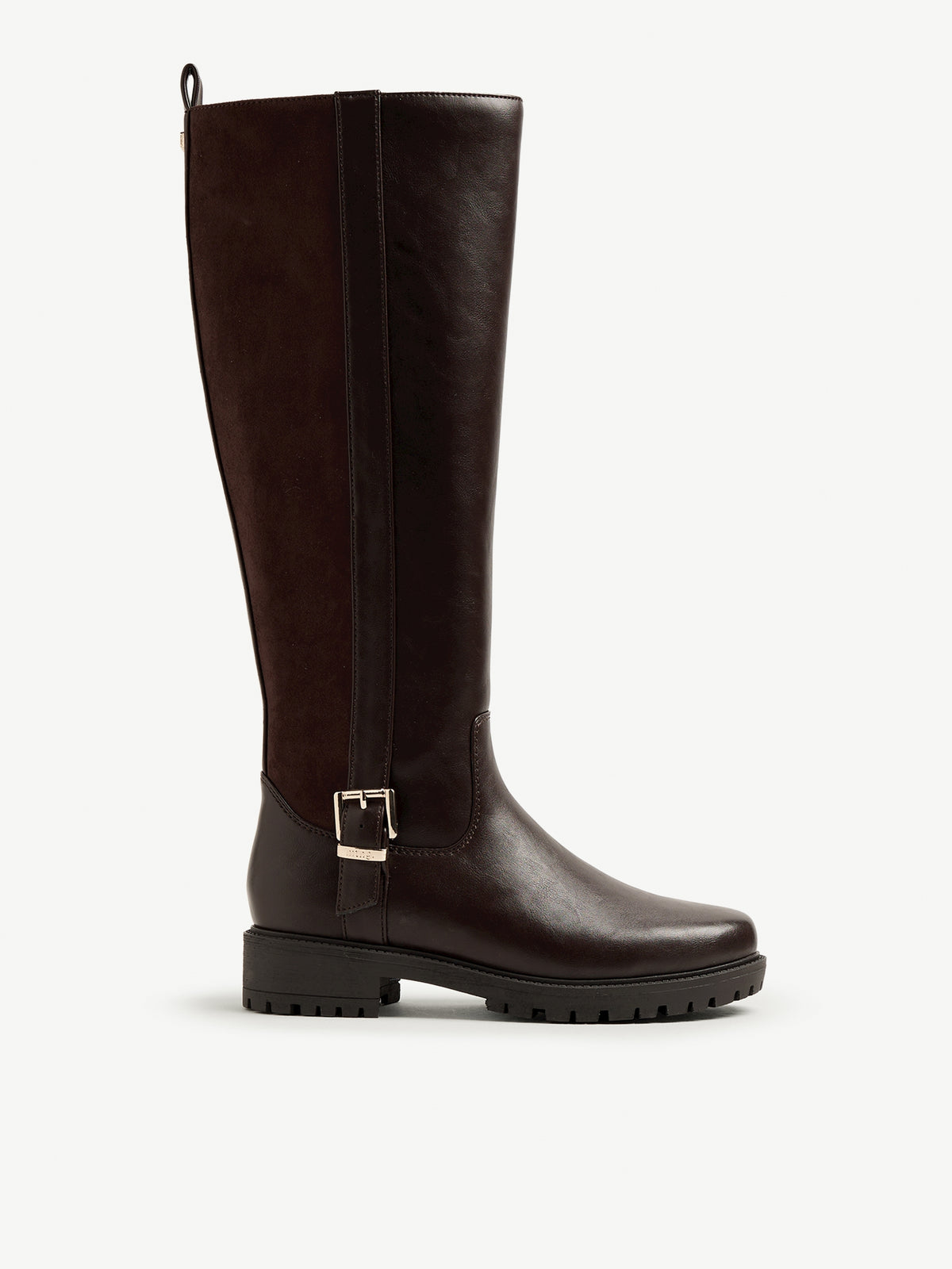 botas planas Mujer Botas planas marron 01