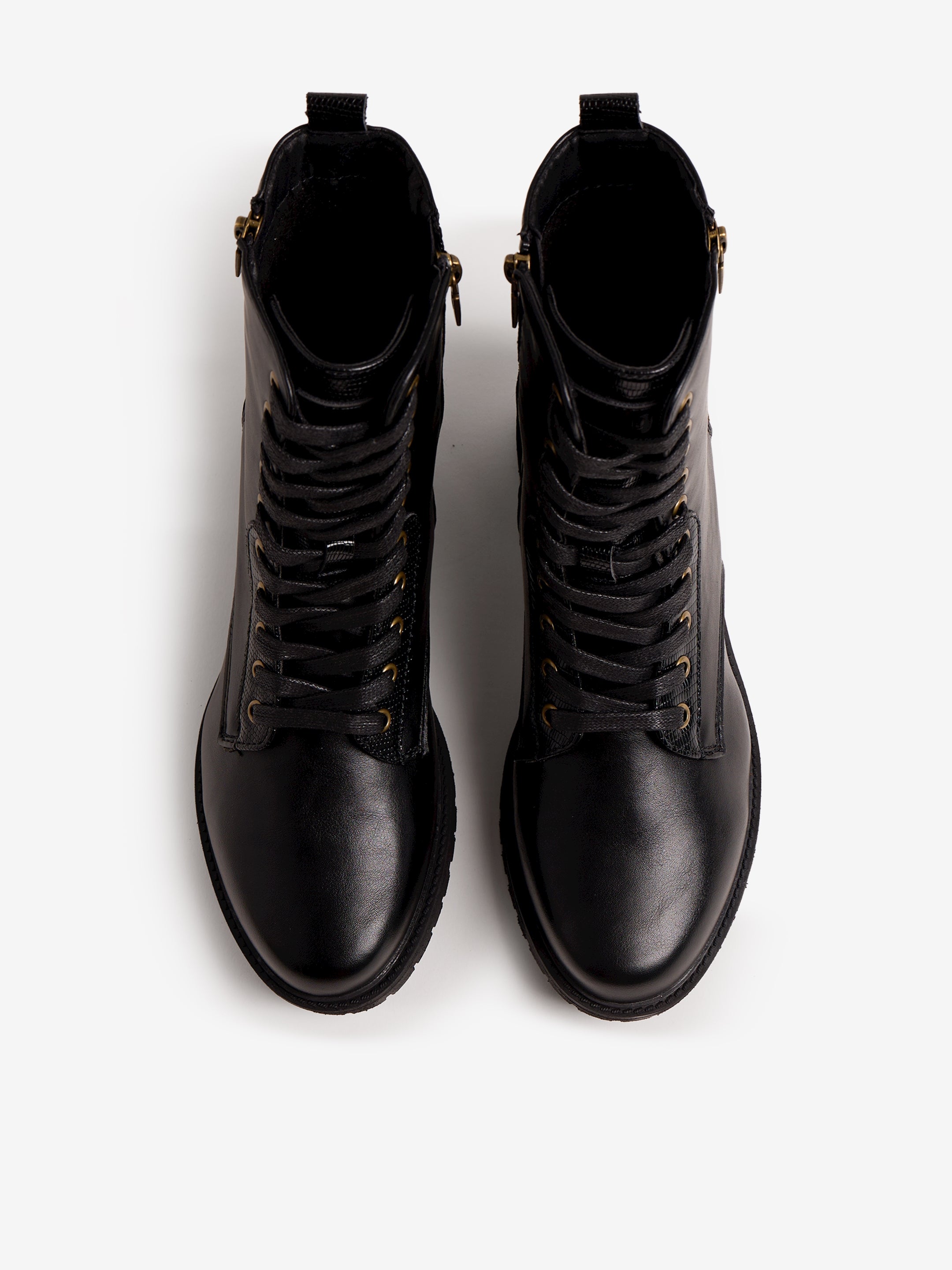 botines planos Mujer Botines negro 02