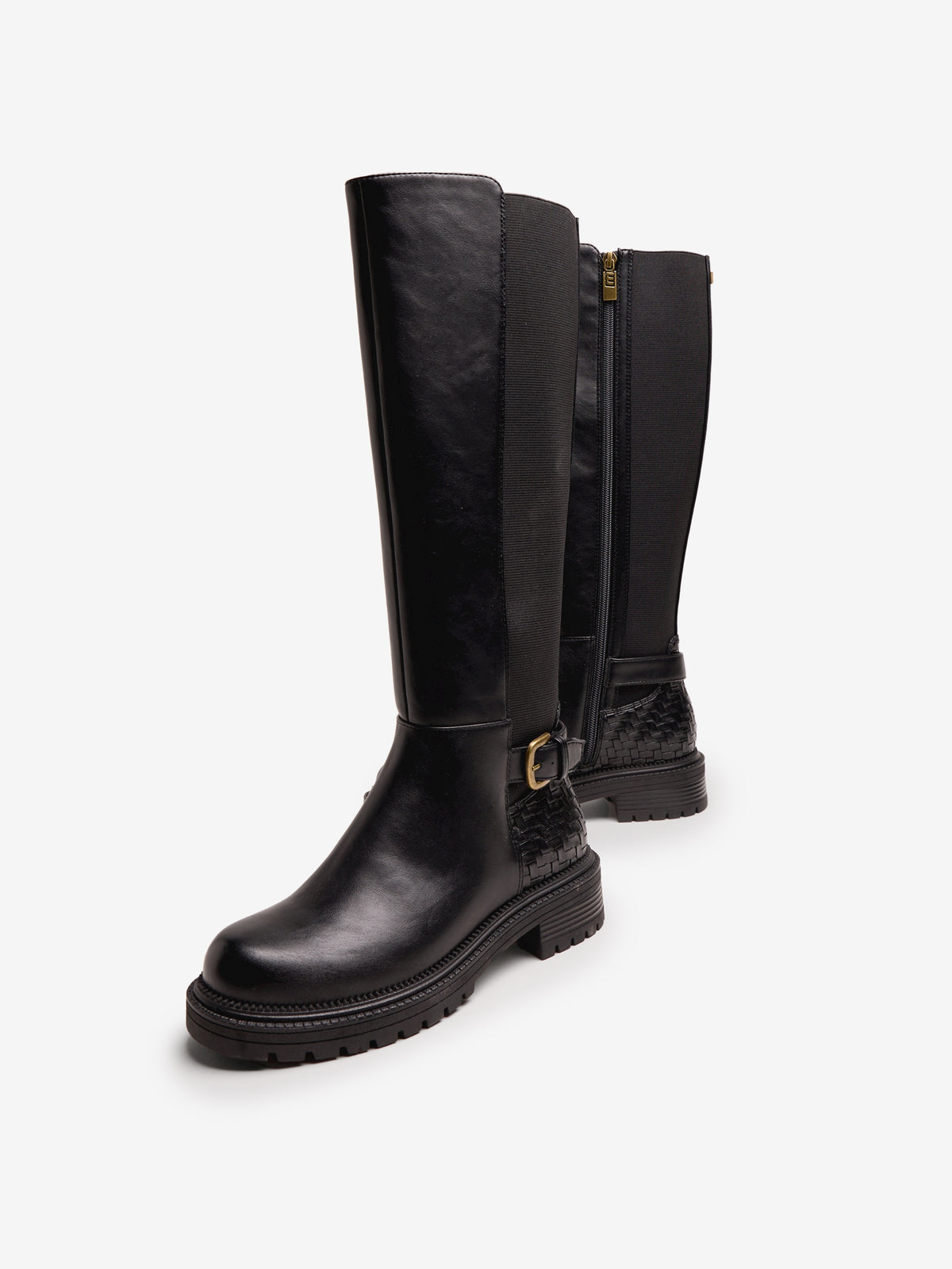 botas planas Mujer Botas de mujer negro 04