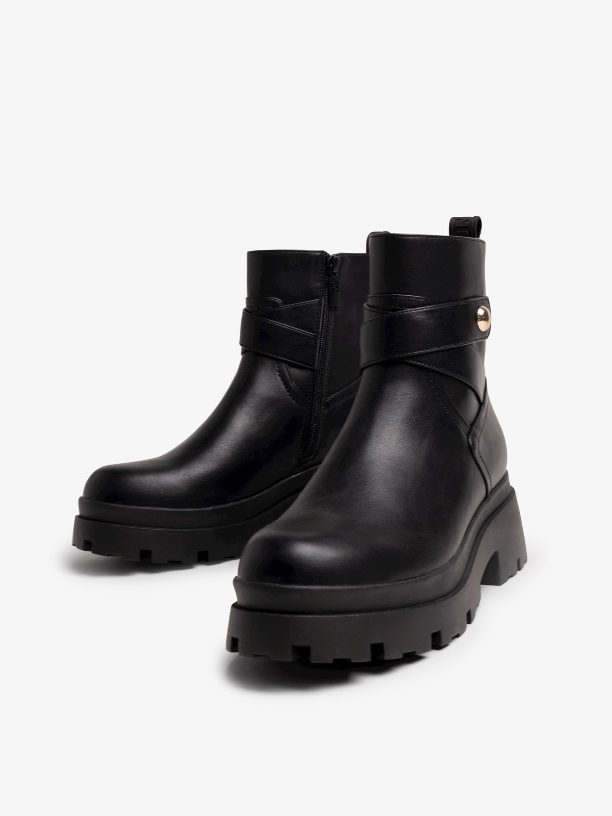 botines planos Mujer Botines negro 04